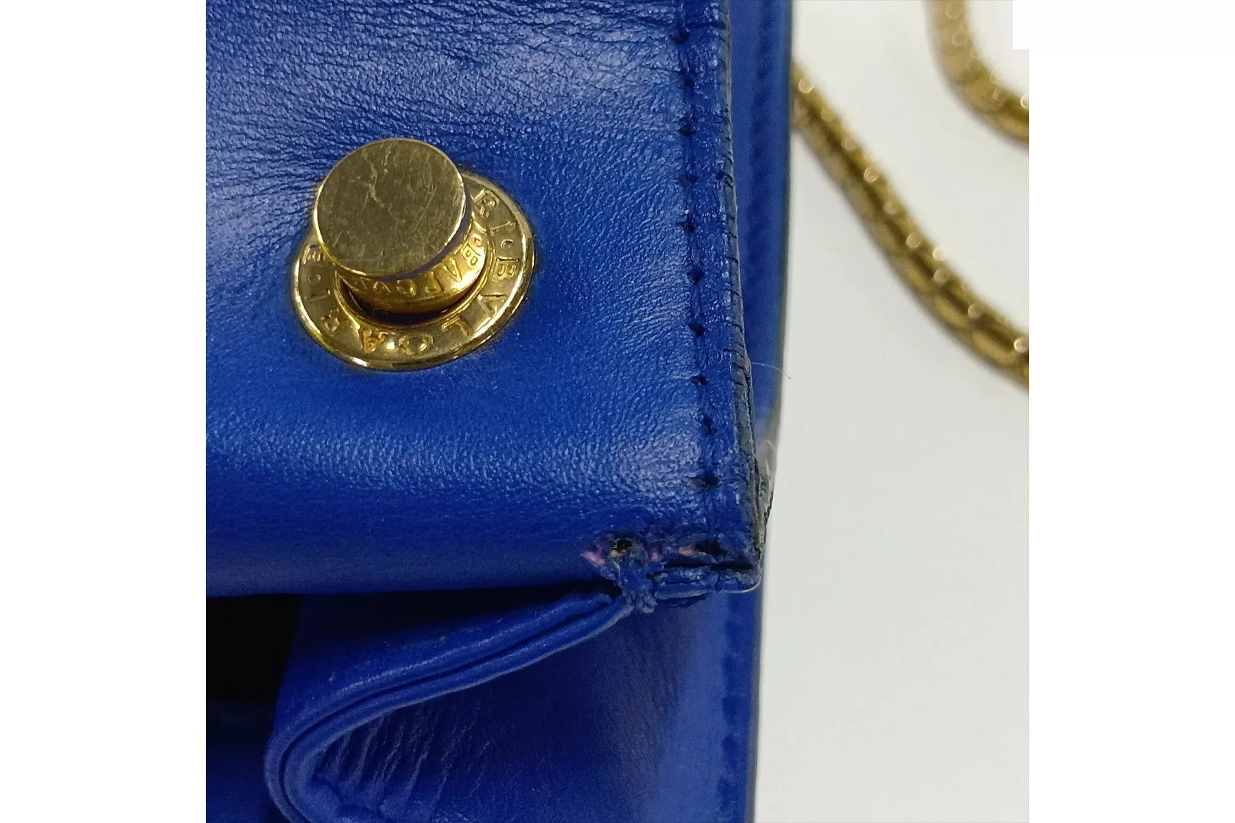 Serpenti Stingray Leather Shoulder Bag — view 10