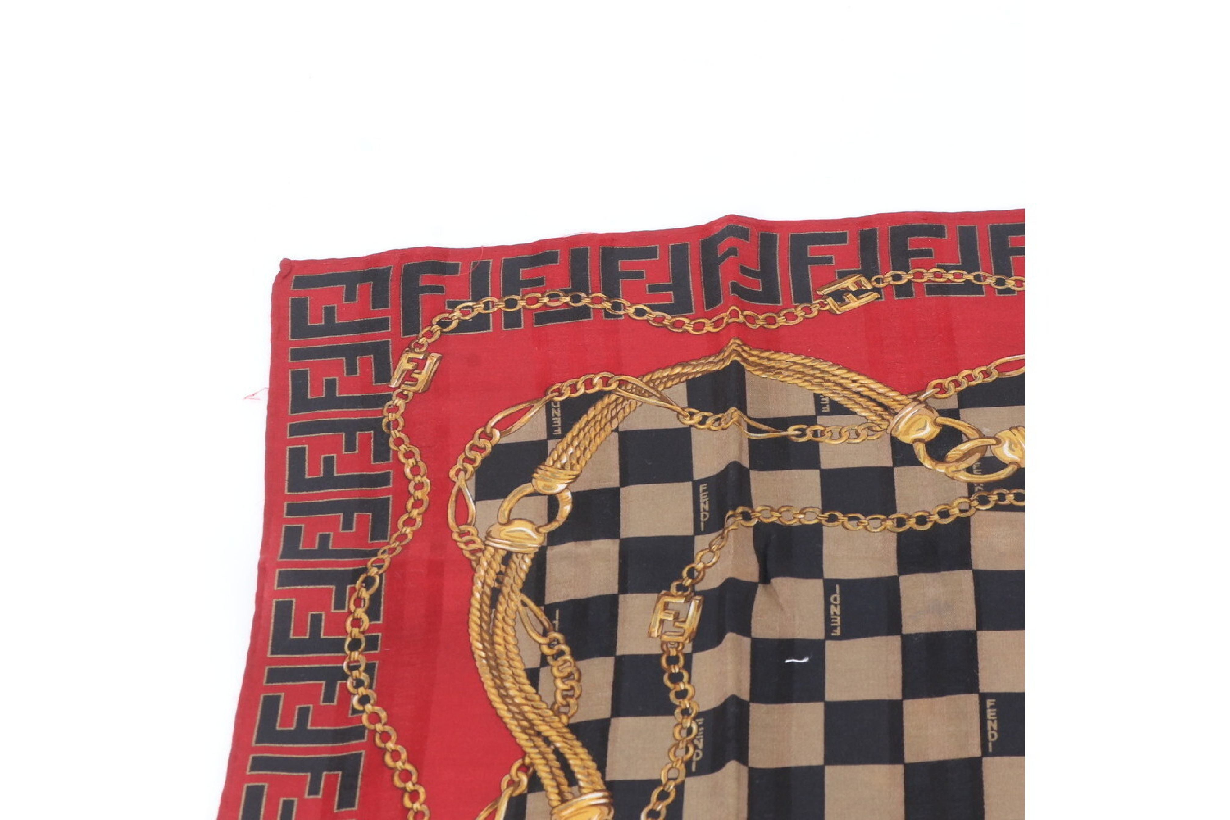 Zucca Chain Pattern Scarf and other accessories — view 3