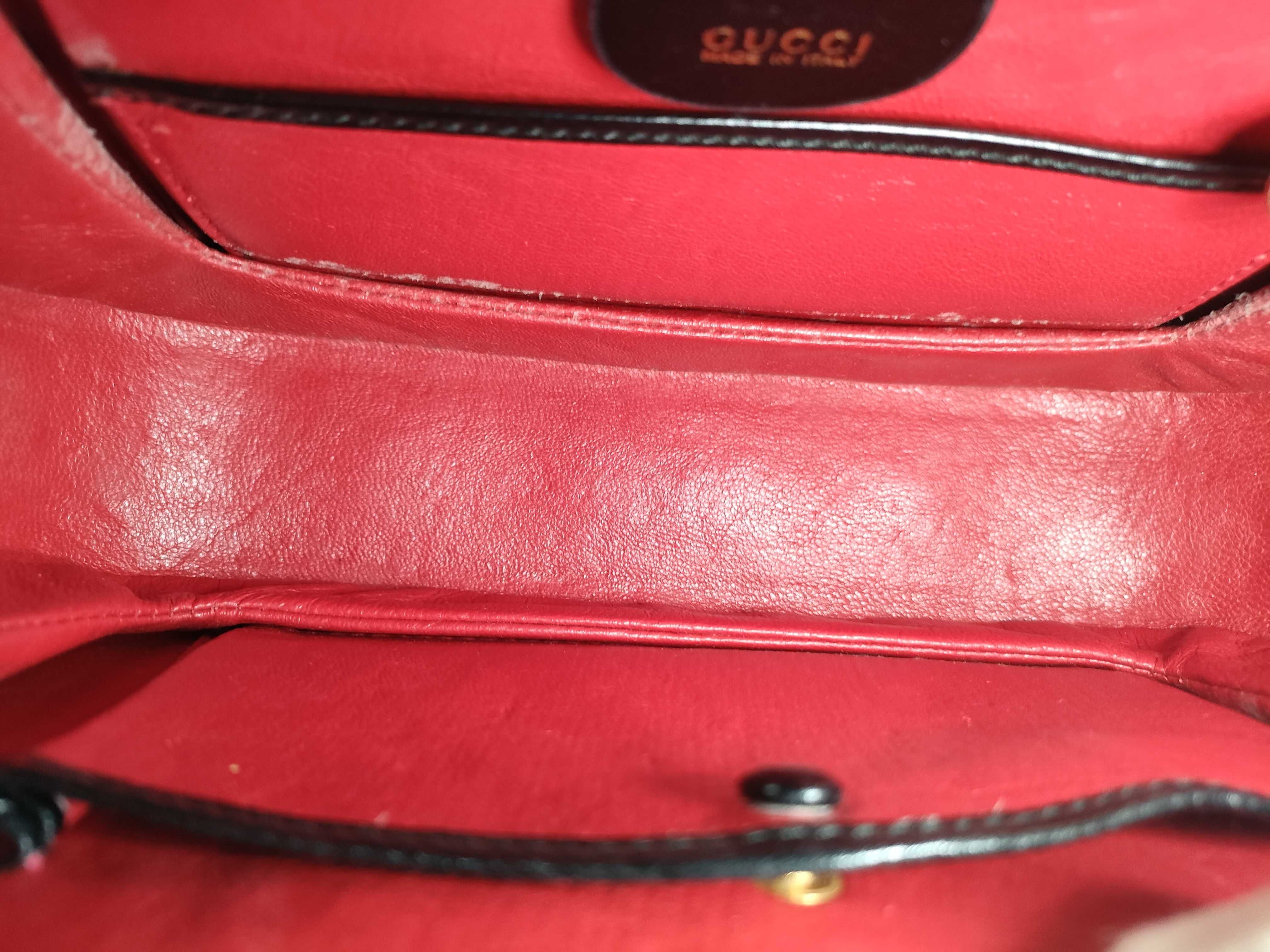 Bamboo Handbag, Turnlock Leather, Black Handbag — view 10