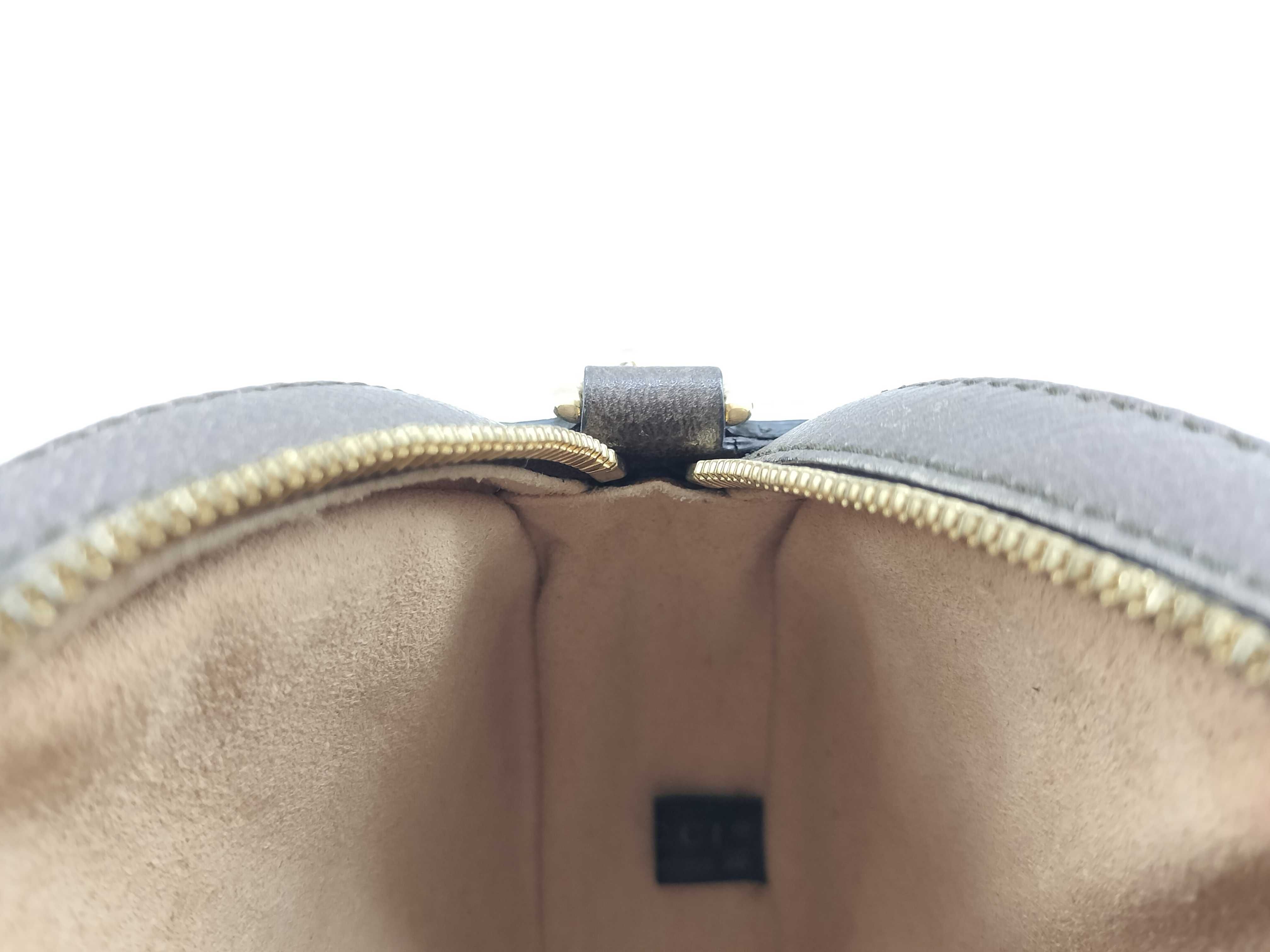 GG Supreme PH- GG Supreme Ophidia PVC & Leather Chain Shoulder Bag Beige — view 12