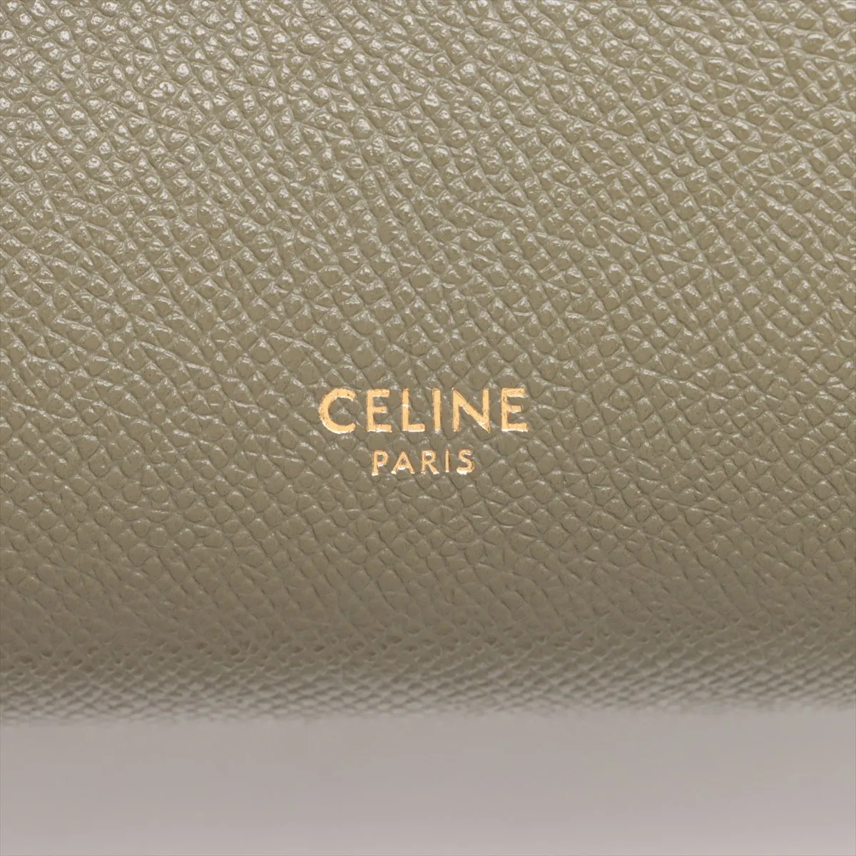 belt bag micro leather 2WAY handbag khaki — view 11