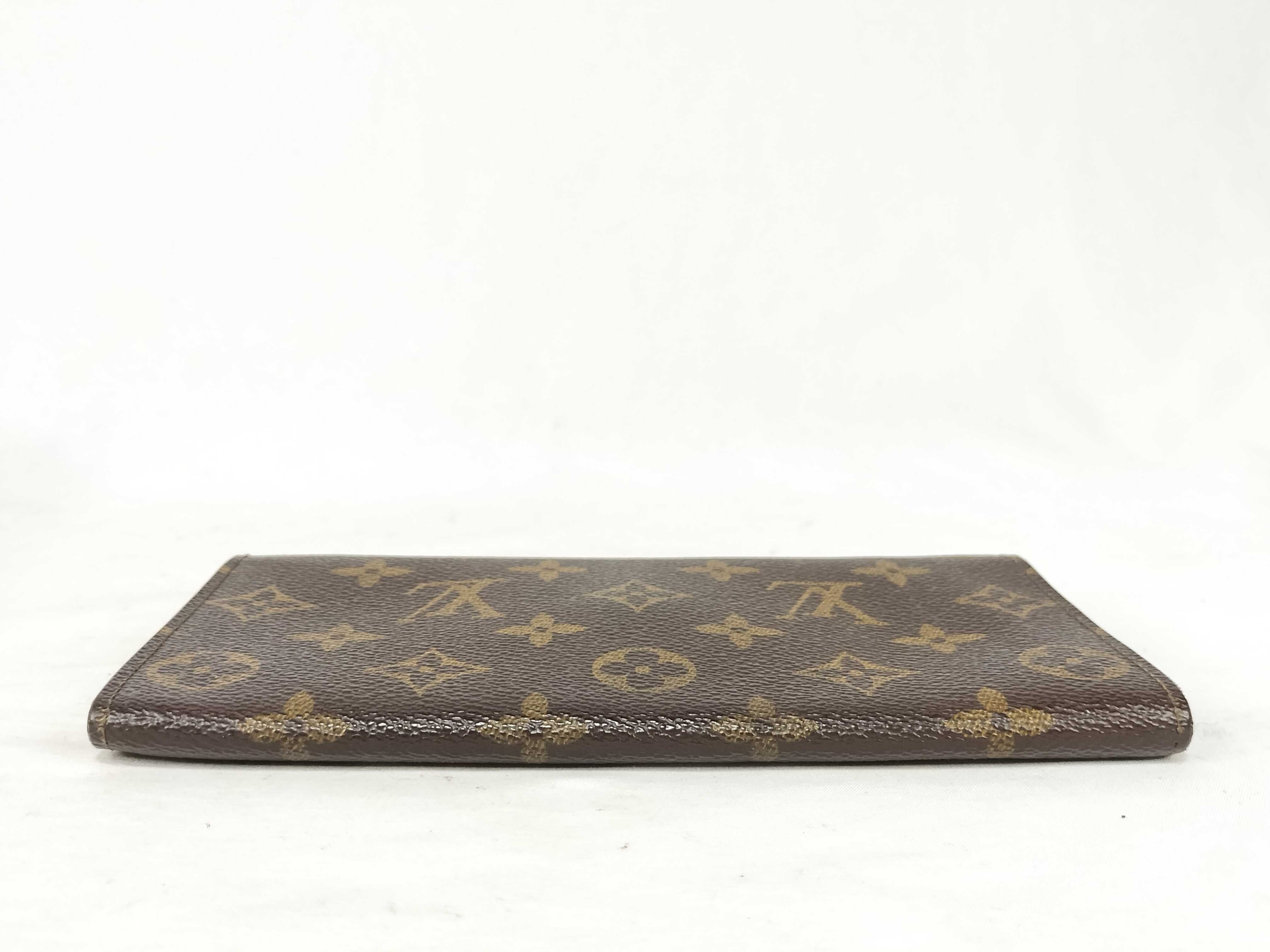 Monogram LV Wallet Portefeuille Sarah Brown Wallet — view 3