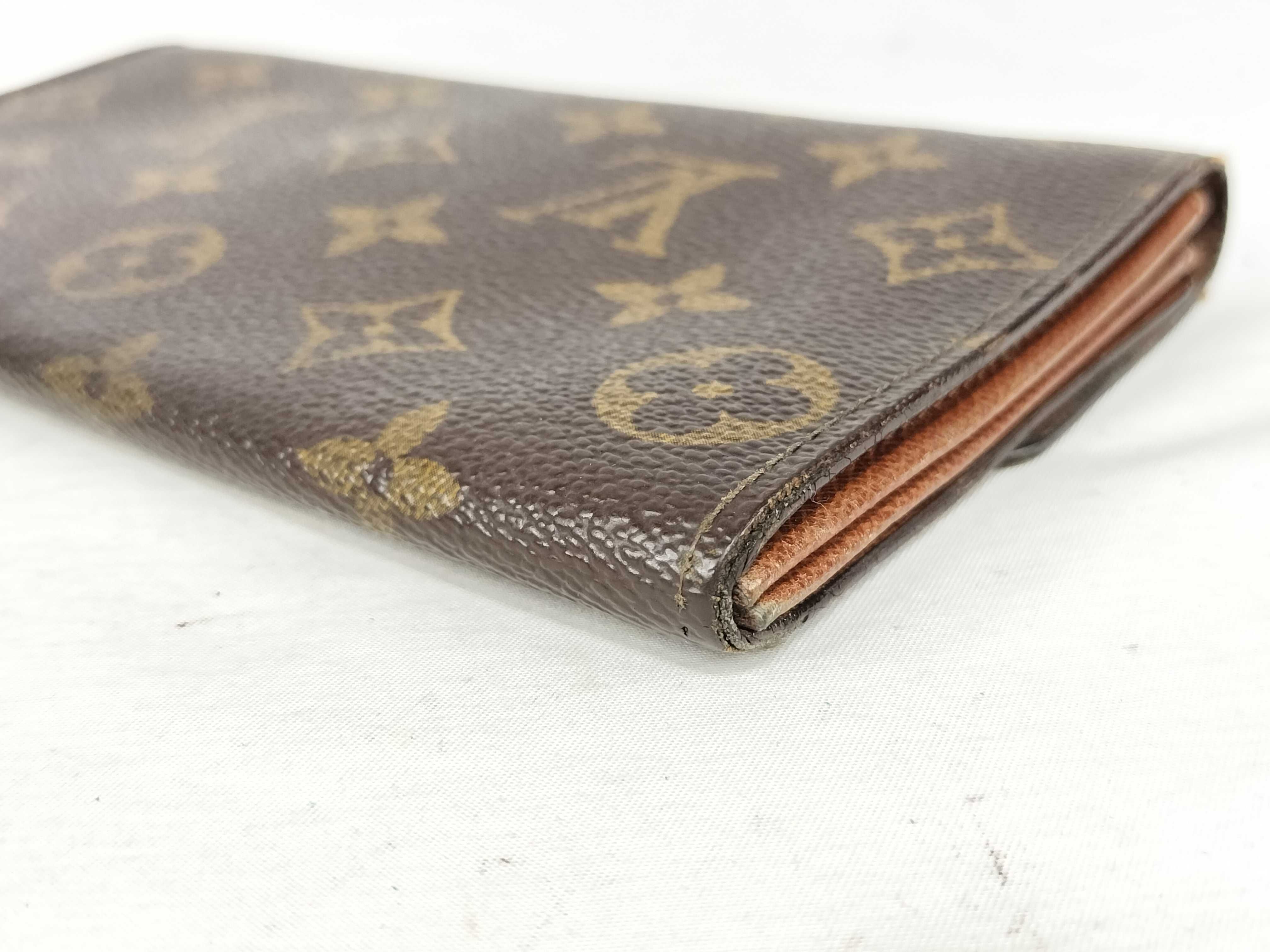 Monogram LV Wallet Portefeuille Sarah Brown Wallet — view 4