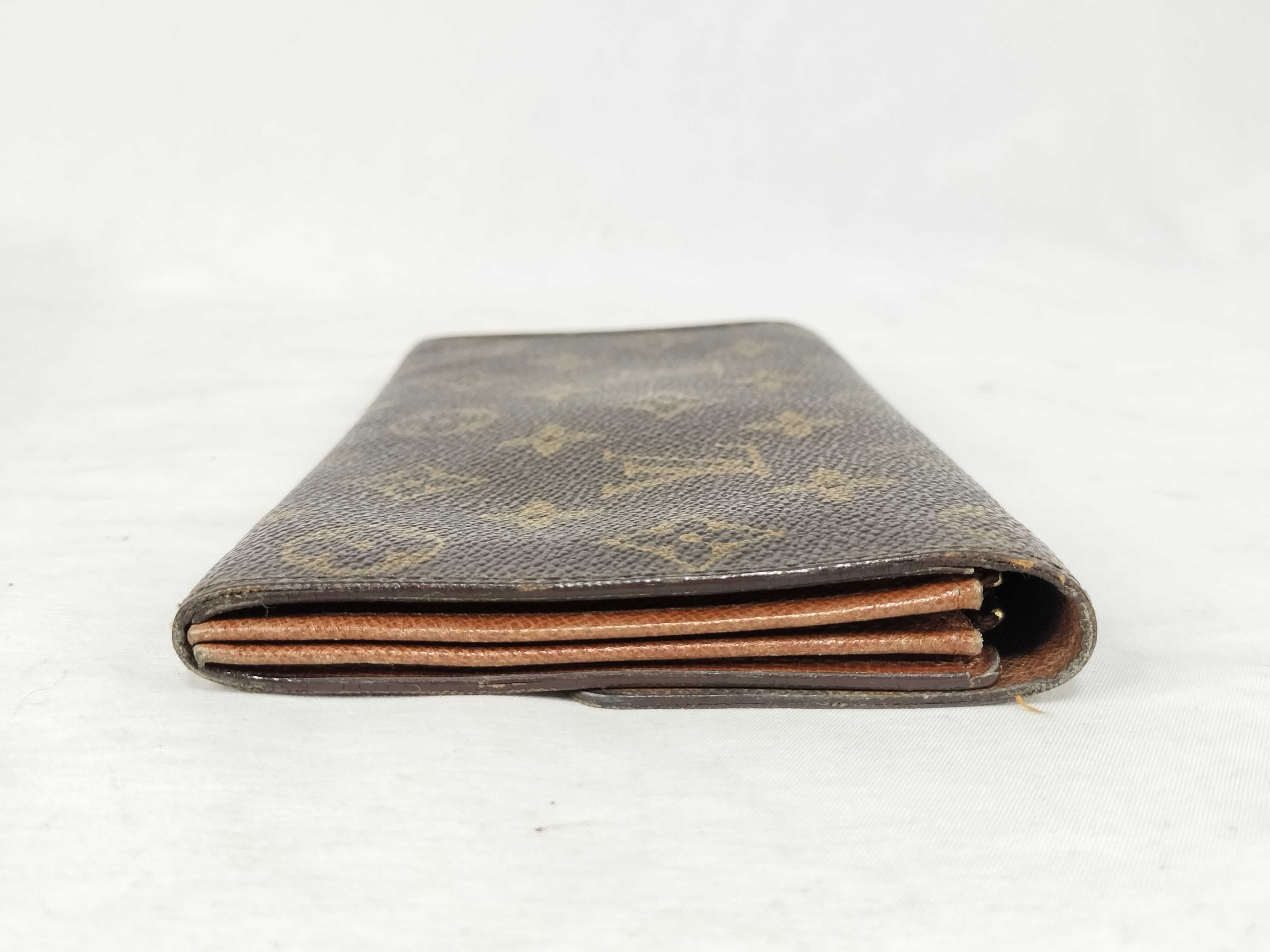 Monogram LV Wallet Portefeuille Sarah Brown Wallet — view 5