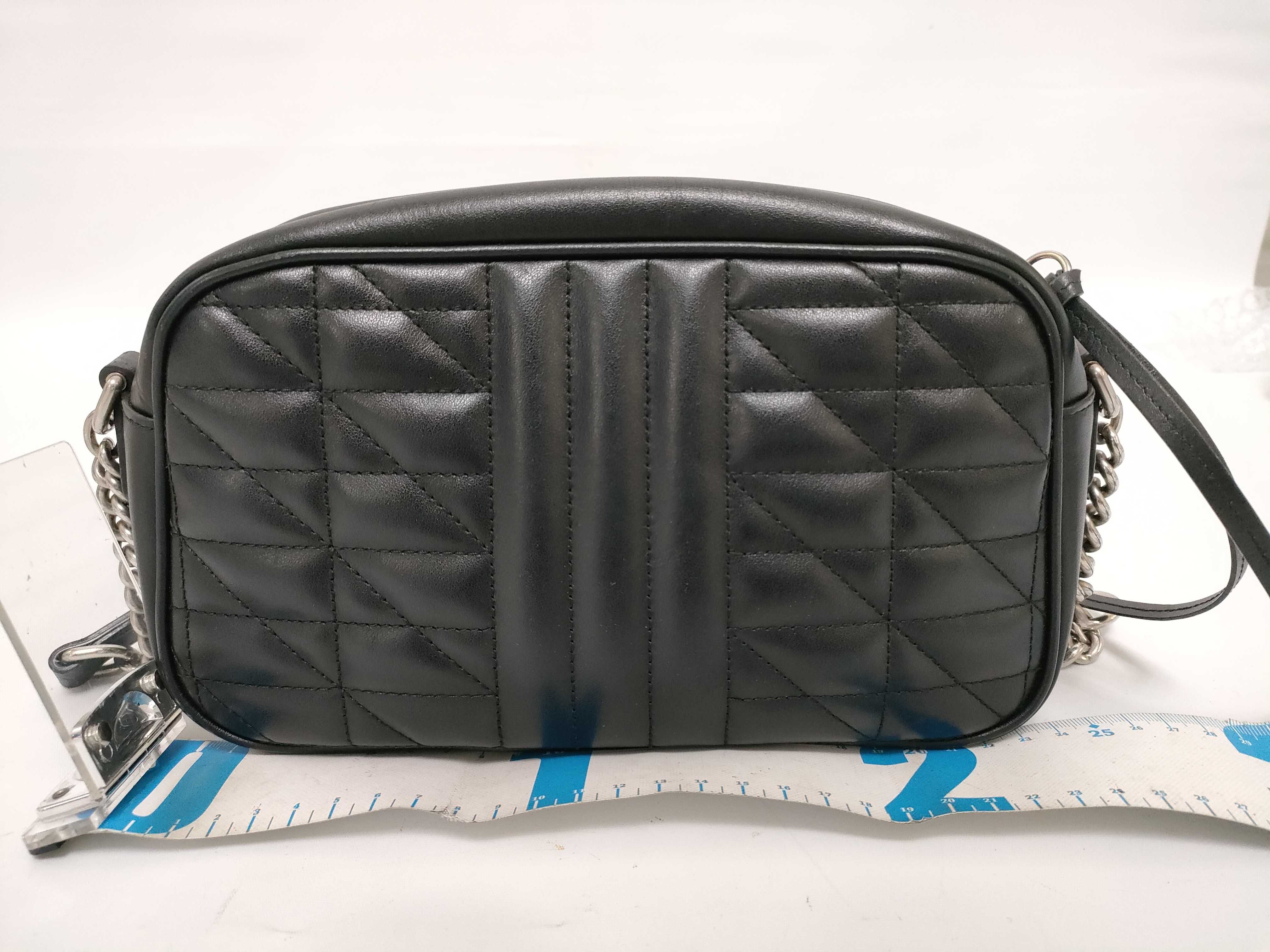 GG Marmont Leather Chain Shoulder Bag, Black, 447632 (Shoulder Bag) — view 2