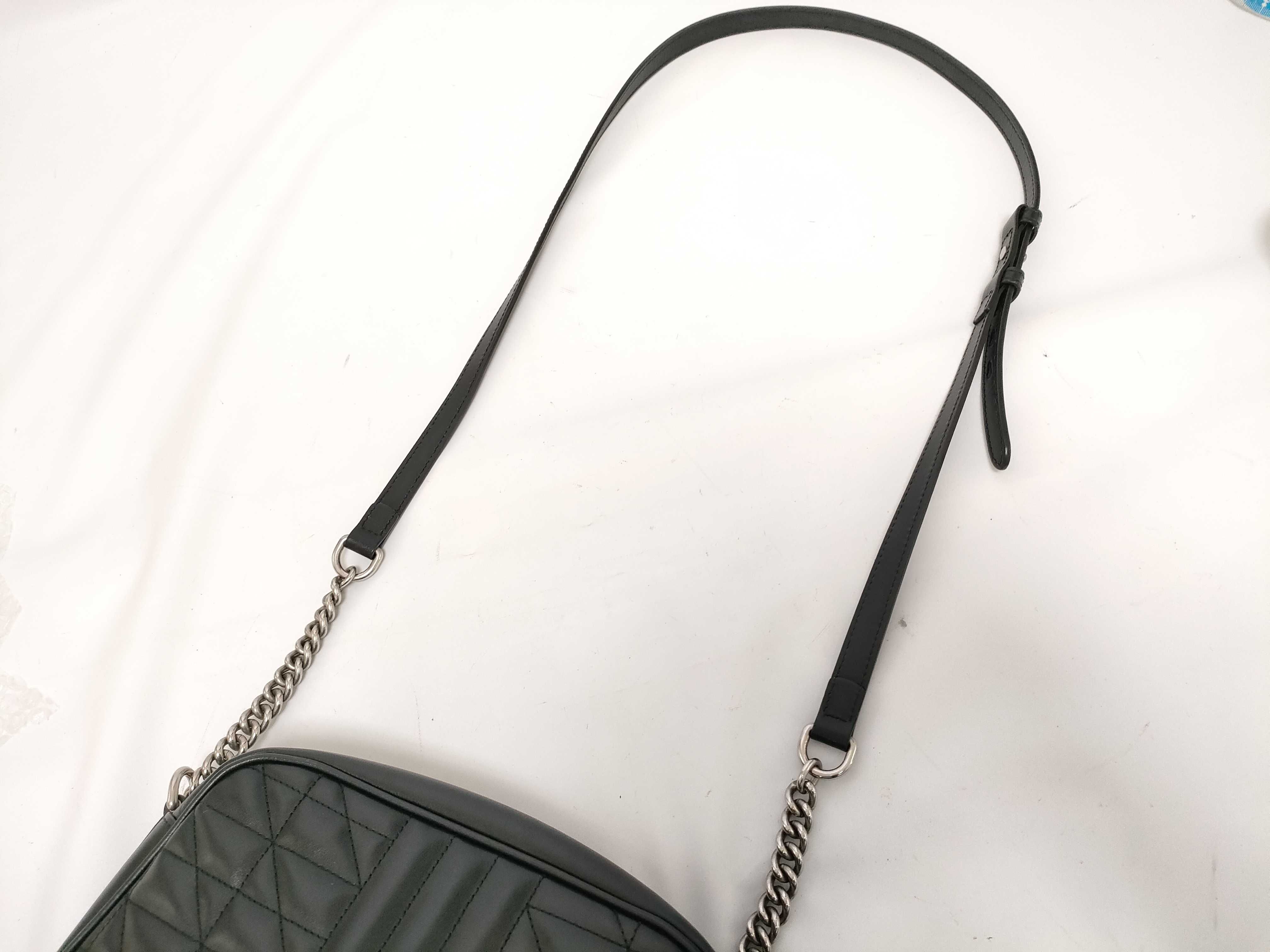 GG Marmont Leather Chain Shoulder Bag, Black, 447632 (Shoulder Bag) — view 7