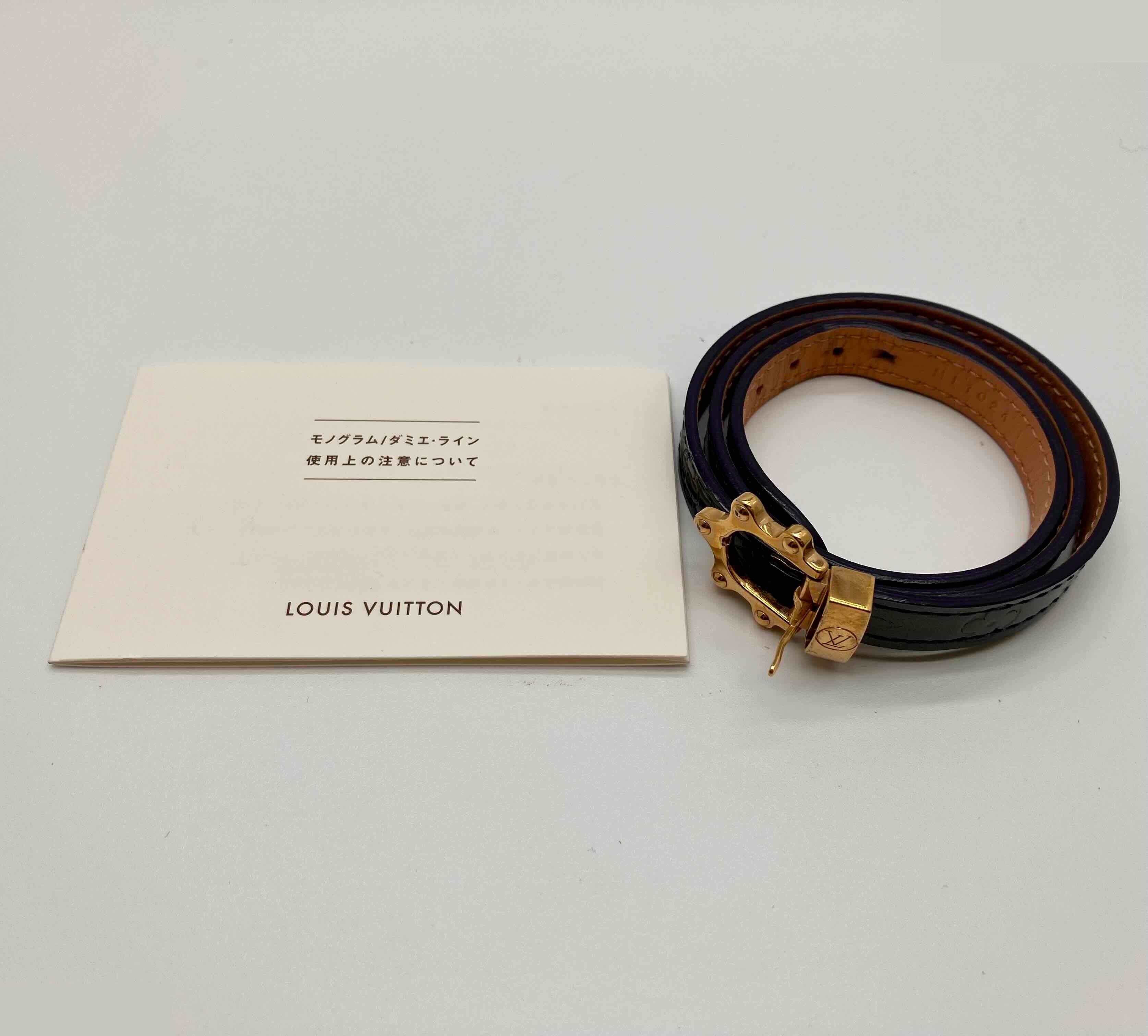 Brasslet Triple Tour, total length approximately 57 cm — view 2