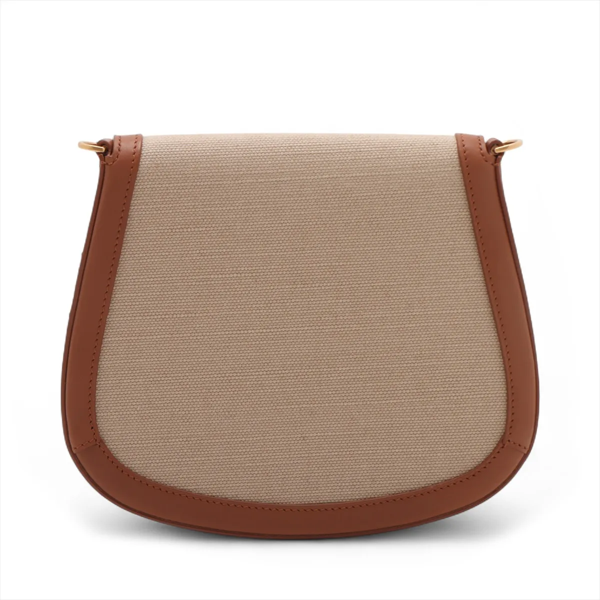 Voltaire Mini Canvas x Leather Shoulder Bag Beige x Brown 818896 — view 2