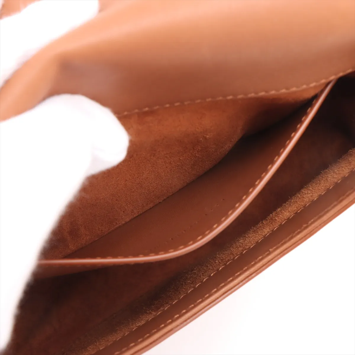Voltaire Mini Canvas x Leather Shoulder Bag Beige x Brown 818896 — view 7