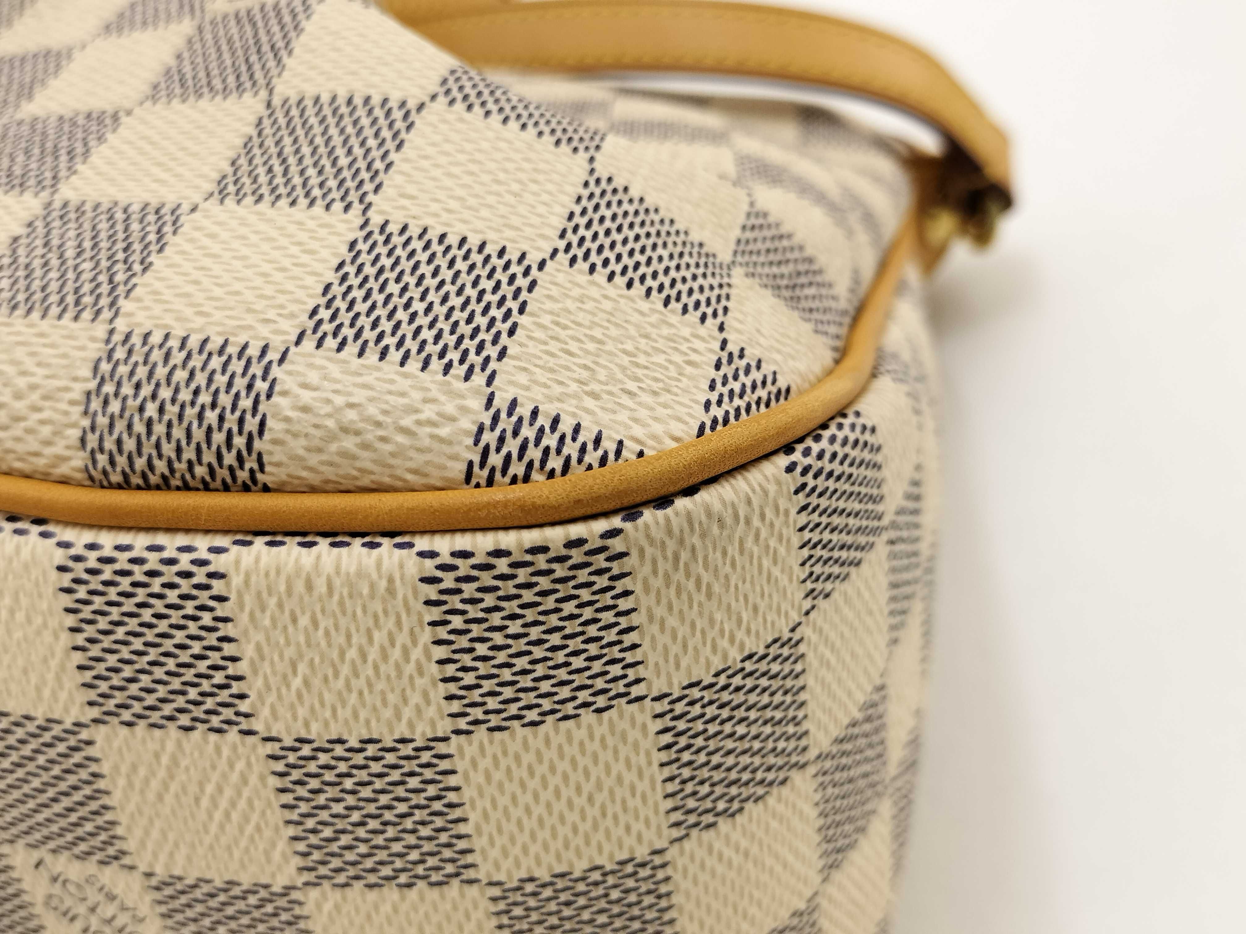 Damier Azur Siracusa PM N41113 GI0164 White Shoulder Bag — view 8