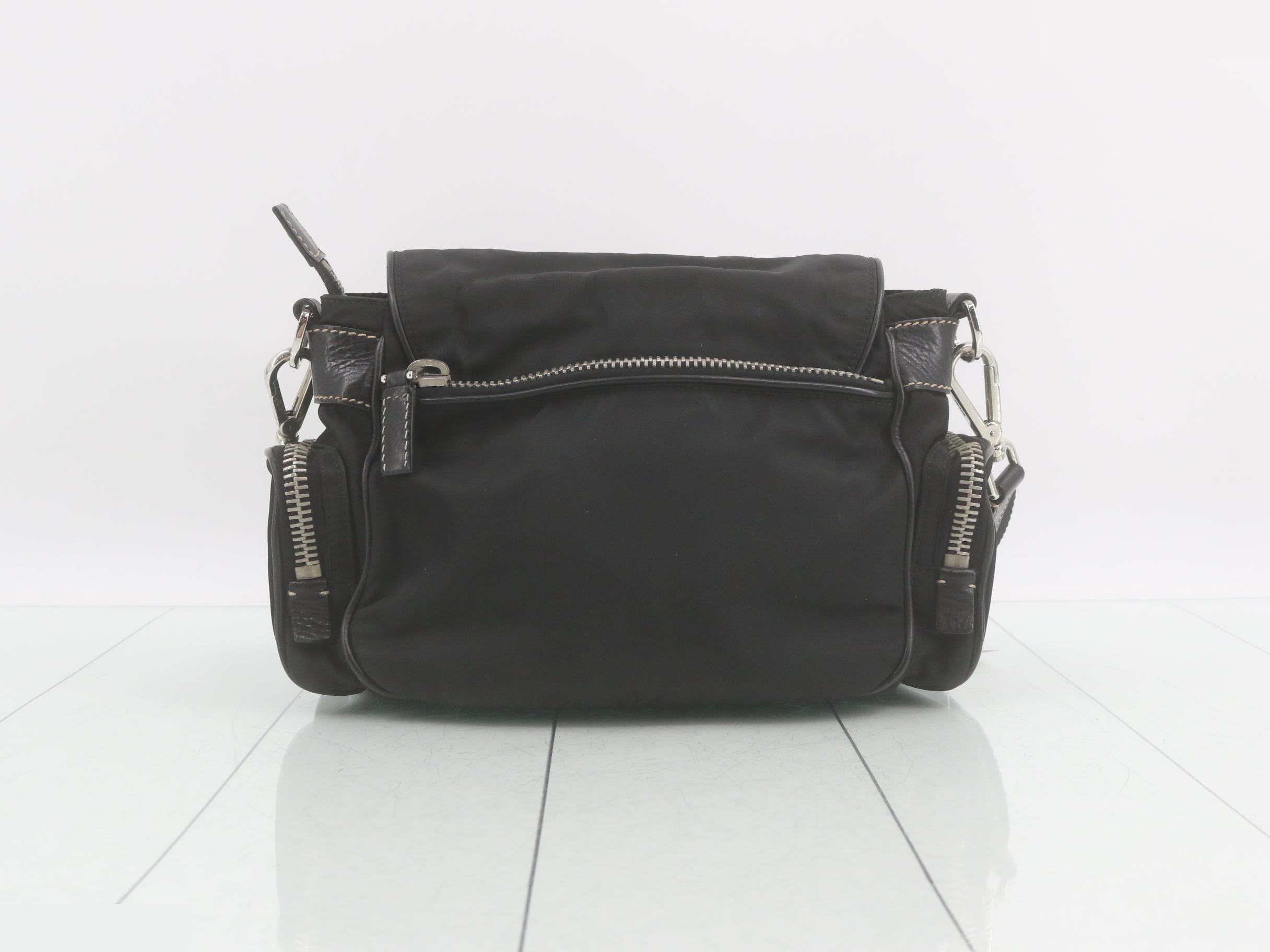 Triangular logo plate - Shoulder bag — view 2