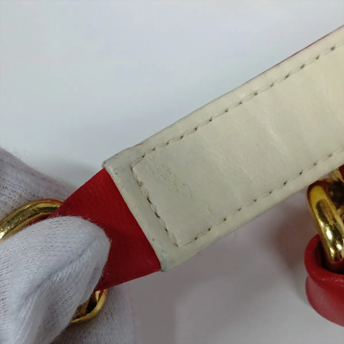 Boy Chanel 25 Leather Chain Shoulder Bag, Red with Gold Hardware, 18991032, Serial Number 18-series, A67086 — view 14