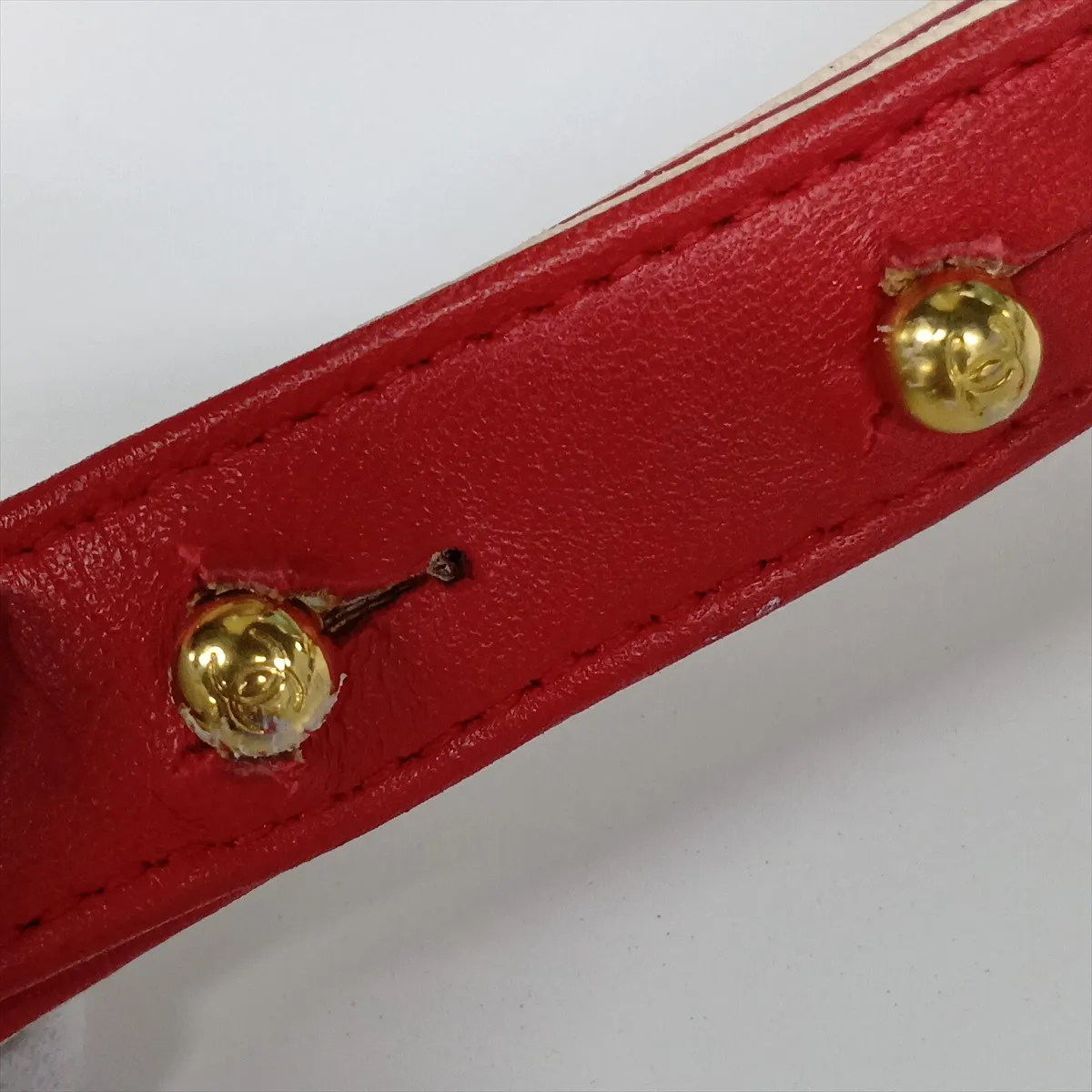 Boy Chanel 25 Leather Chain Shoulder Bag, Red with Gold Hardware, 18991032, Serial Number 18-series, A67086 — view 15