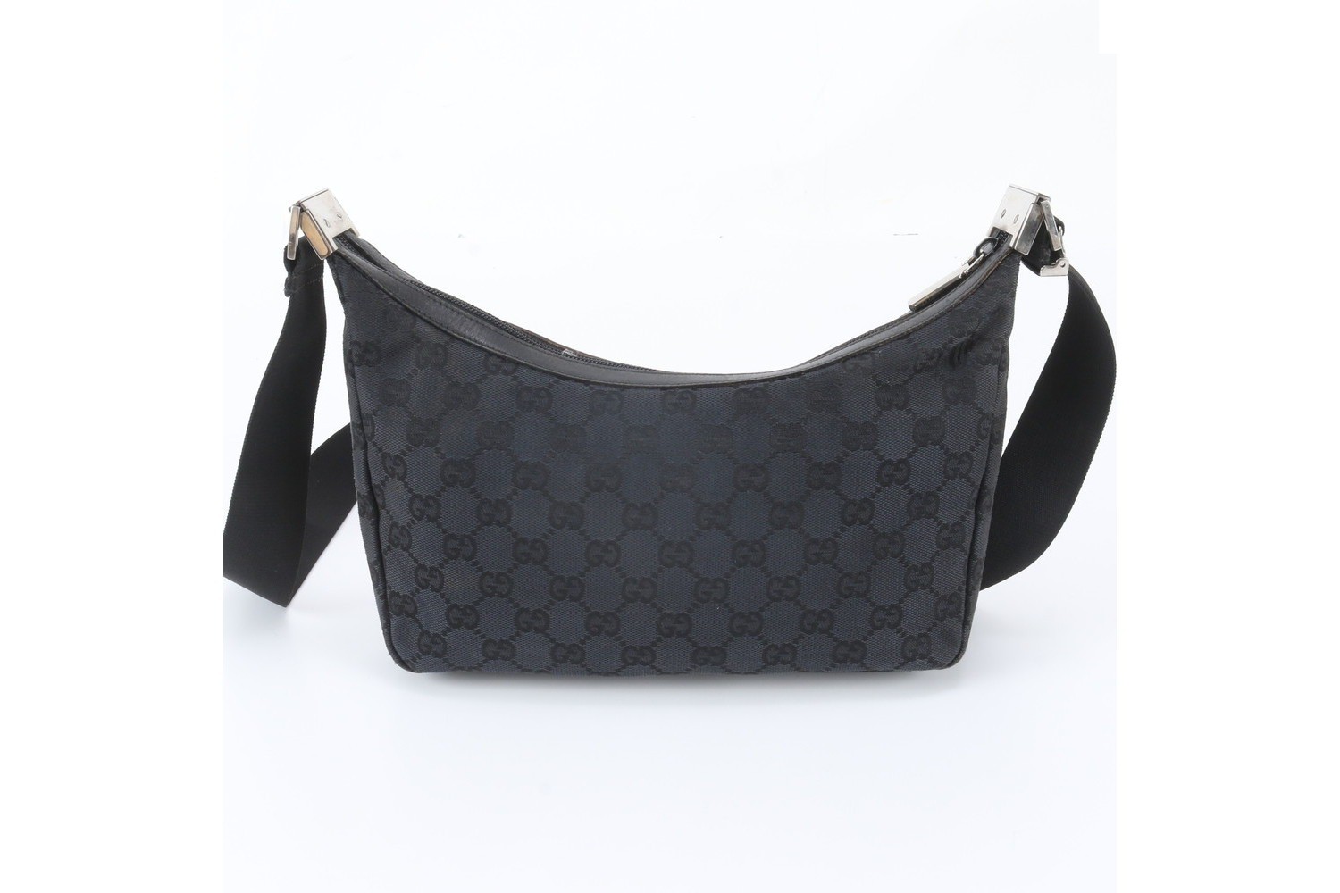 GG Canvas 019 0433 Leather Shoulder Bag — view 3