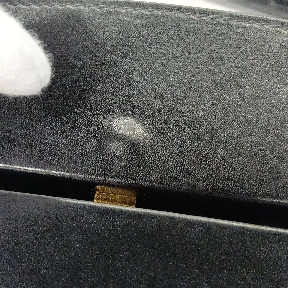 [Individually packaged] Hermes Cadena Kelly Box Calf Black Silver Hardware I: 2005 — view 12
