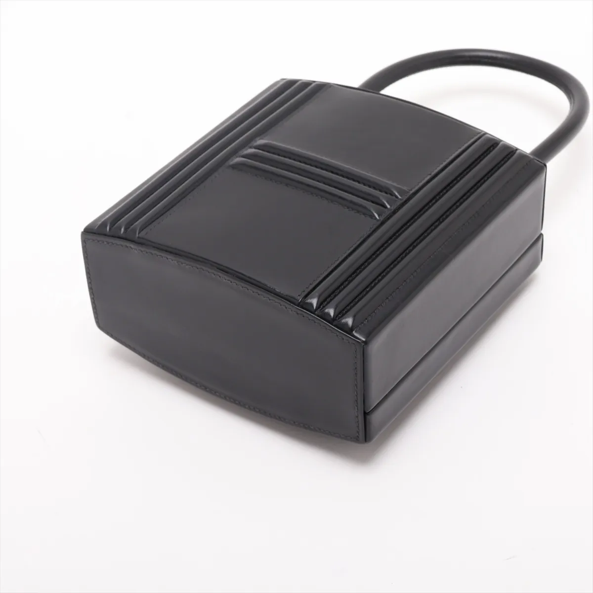 [Individually packaged] Hermes Cadena Kelly Box Calf Black Silver Hardware I: 2005 — view 3