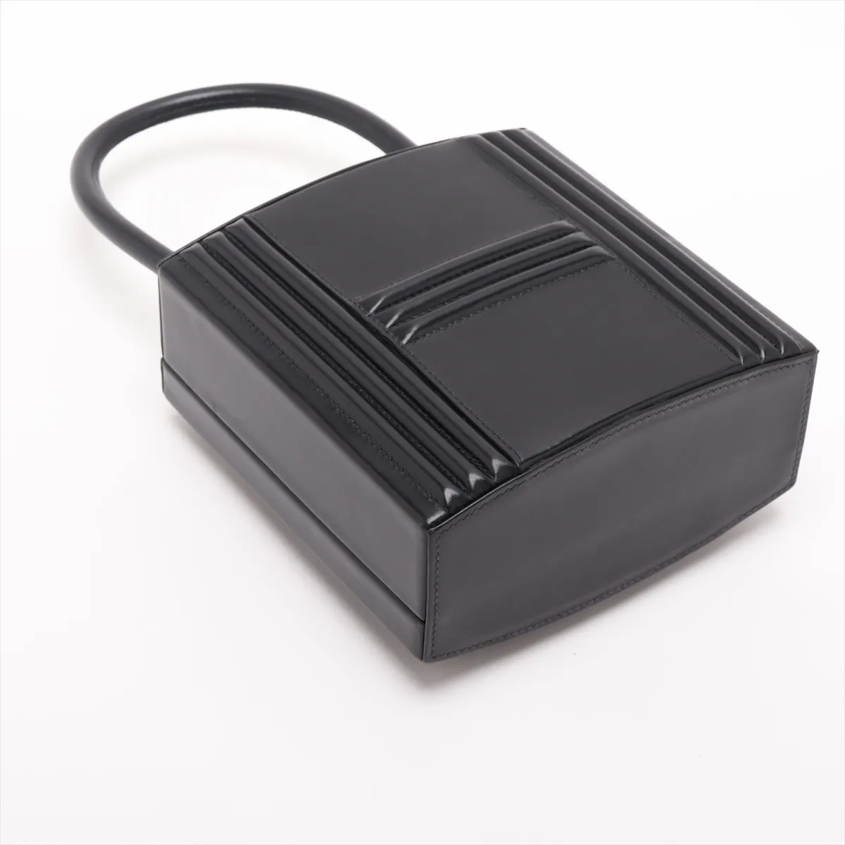 [Individually packaged] Hermes Cadena Kelly Box Calf Black Silver Hardware I: 2005 — view 4