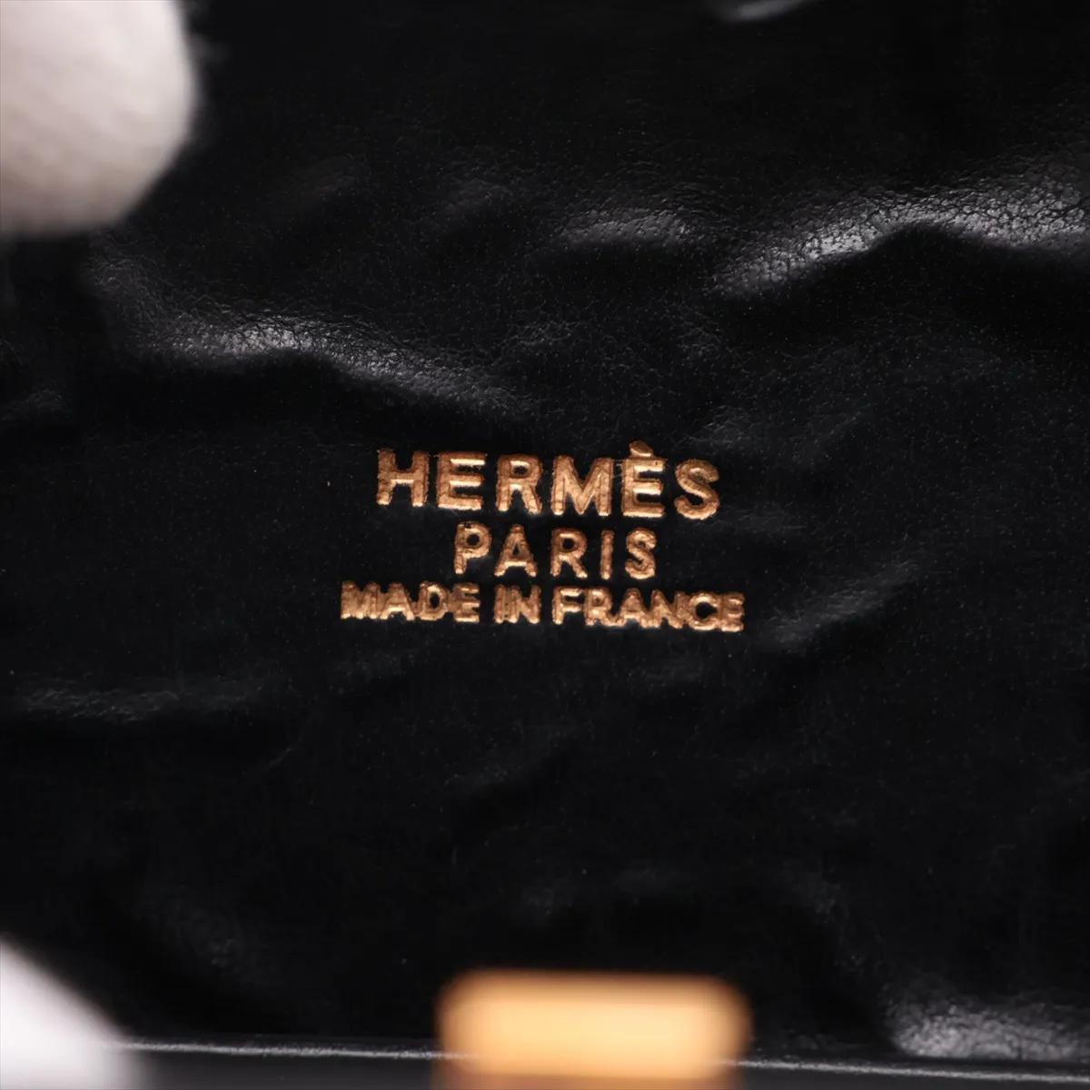 [Individually packaged] Hermes Cadena Kelly Box Calf Black Silver Hardware I: 2005 — view 8