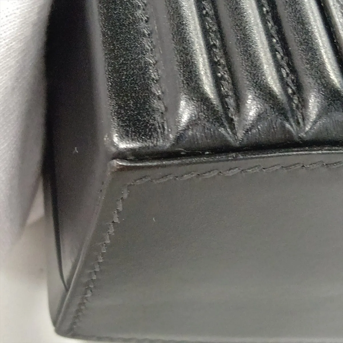 [Individually packaged] Hermes Cadena Kelly Box Calf Black Silver Hardware I: 2005 — view 9