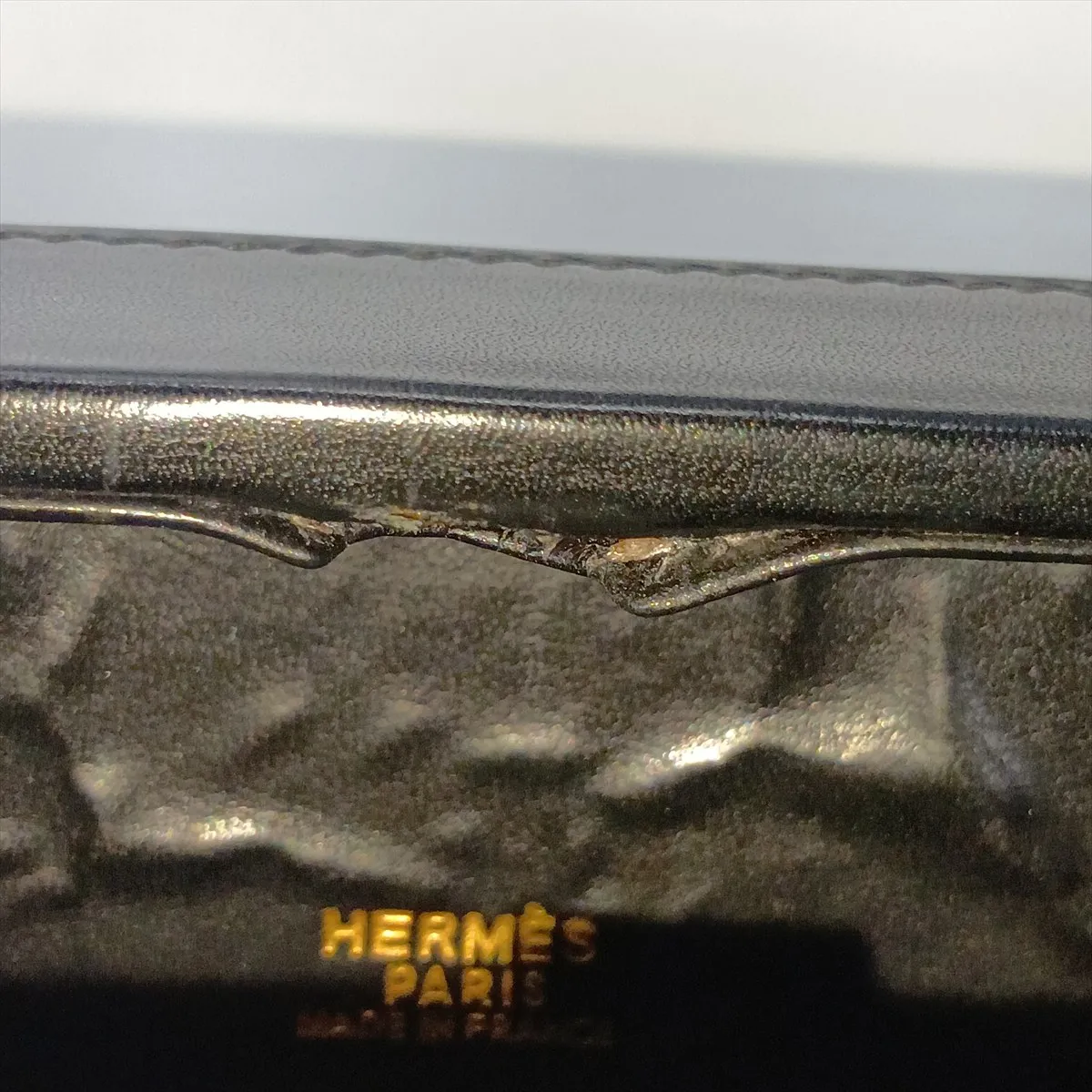 [Individually packaged] Hermes Cadena Kelly Box Calf Black Silver Hardware I: 2005 — view 10