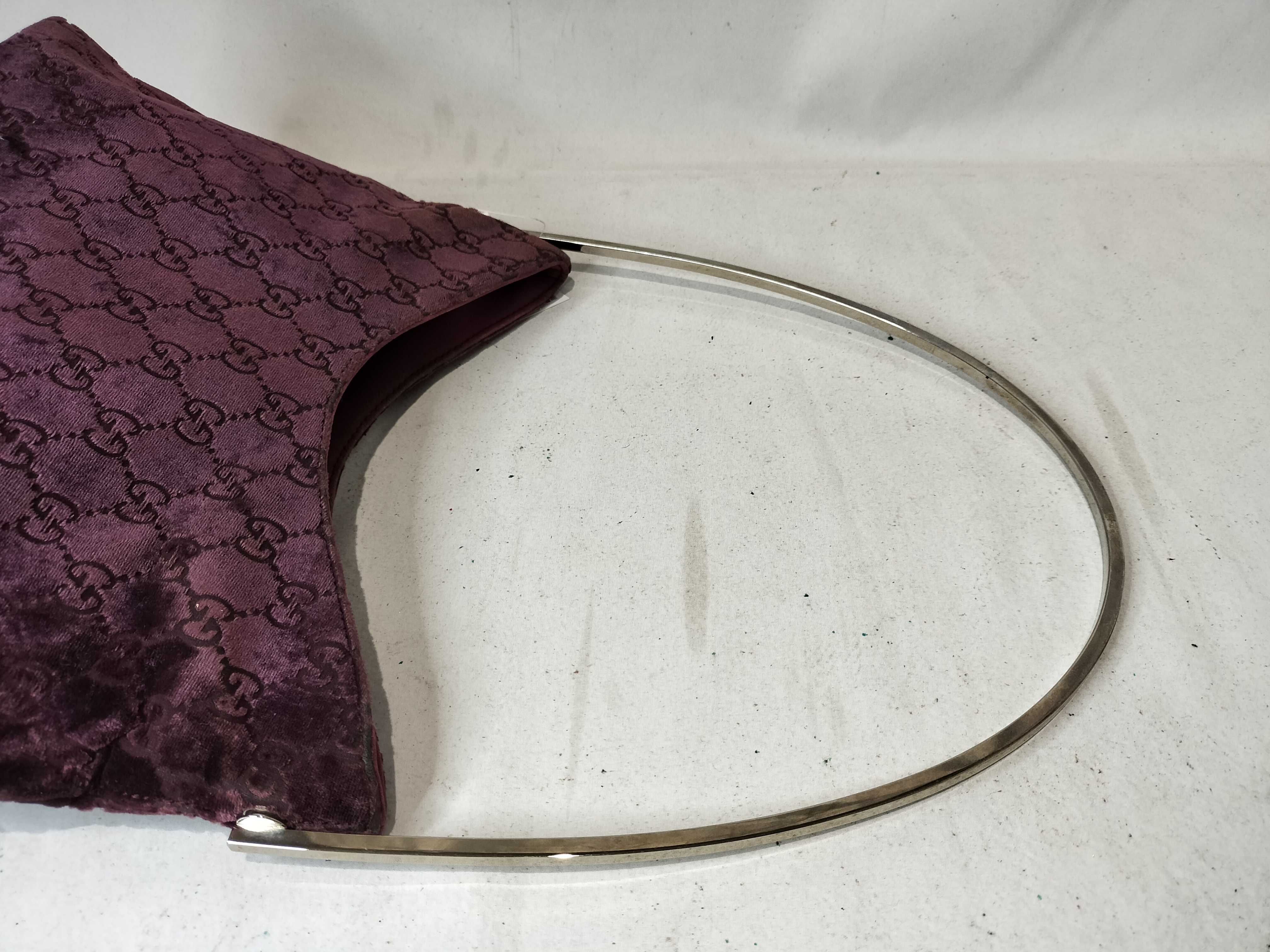 001・3444・1978 Velour One-Shoulder Handbag — view 3