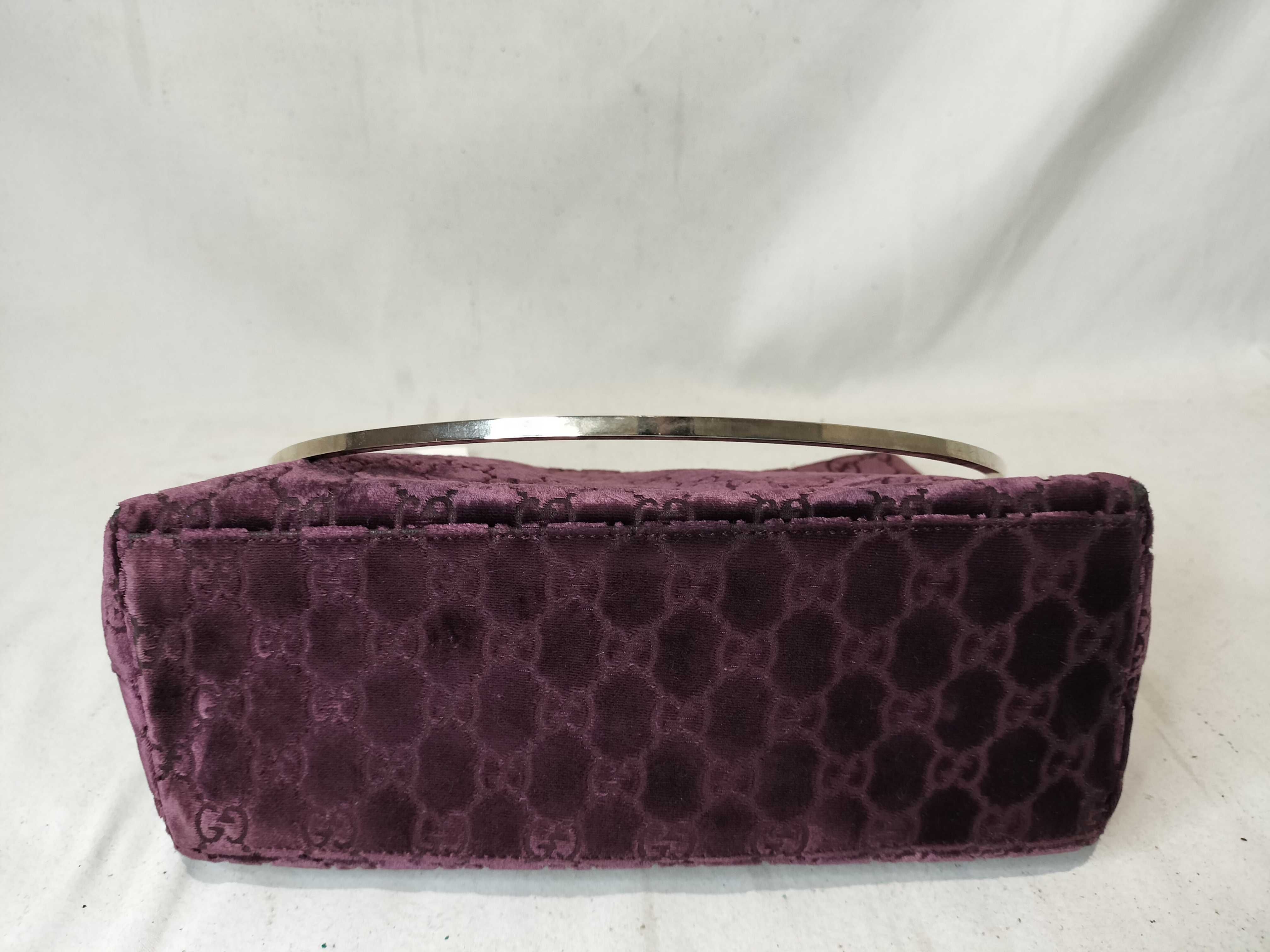 001・3444・1978 Velour One-Shoulder Handbag — view 7