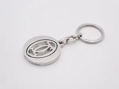 Double C Charm Keychain