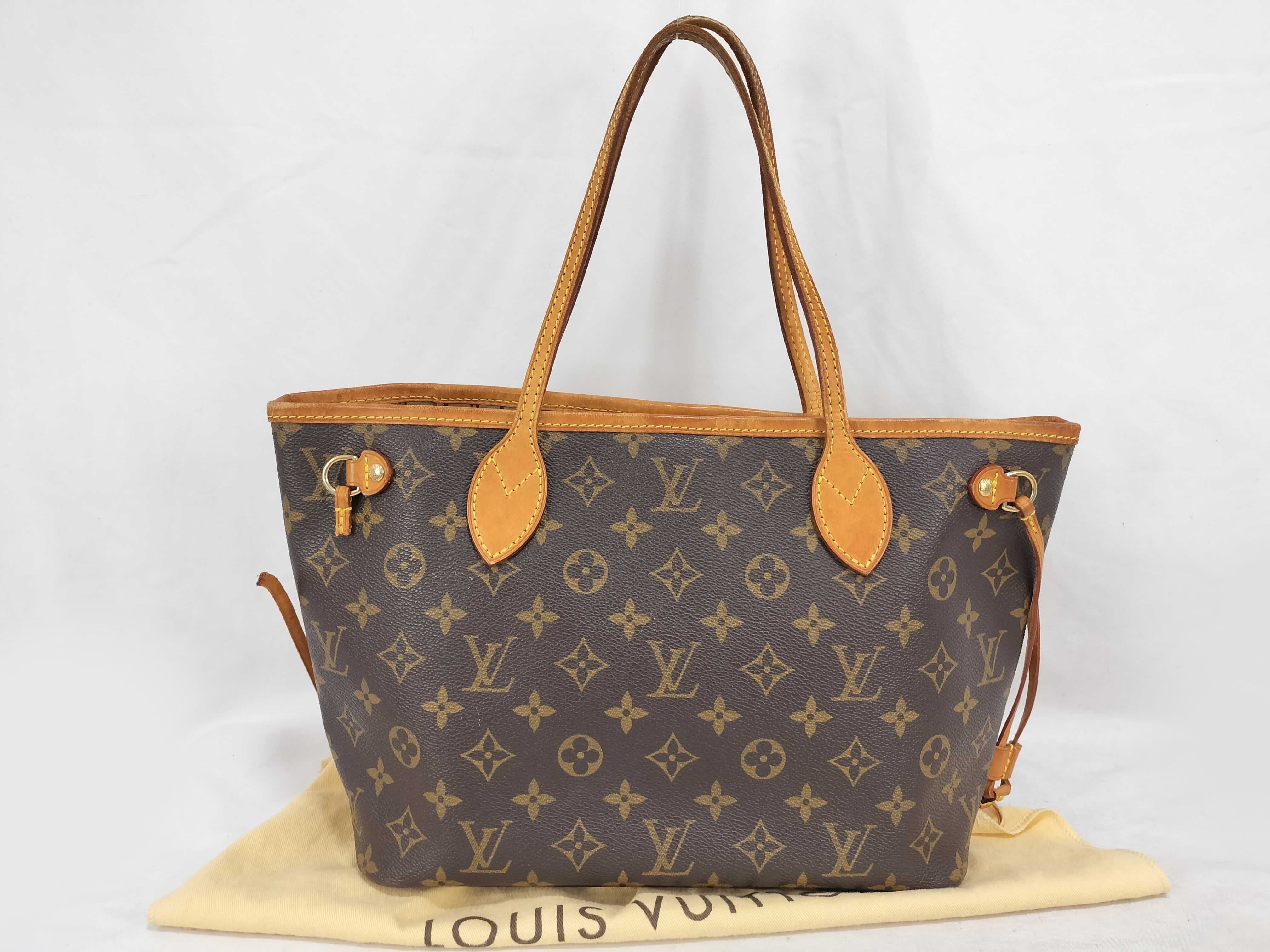 Monogram Neverfull PM M40155 V11017 Brown Tote Bag