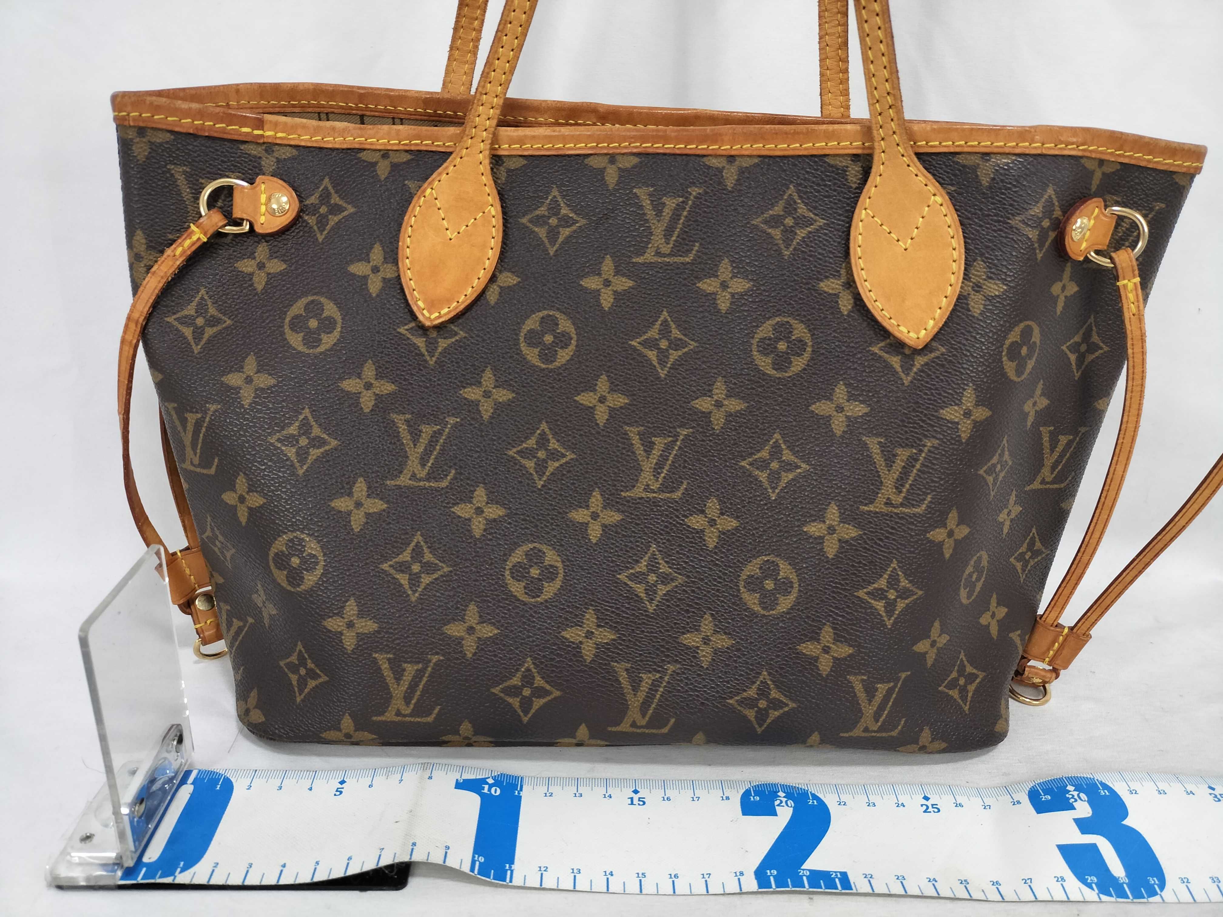 Monogram Neverfull PM M40155 V11017 Brown Tote Bag — view 2