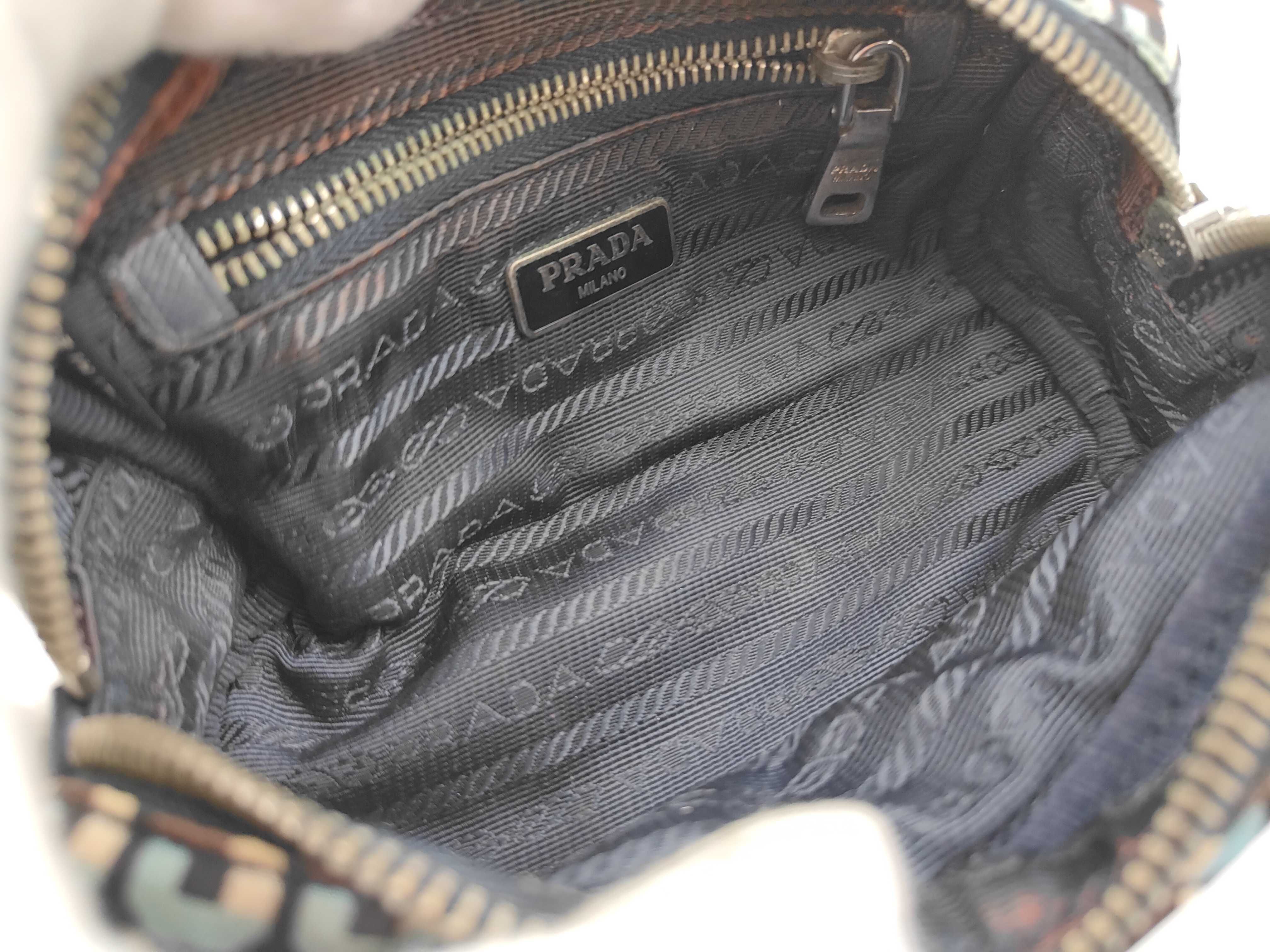 Nylon Triangle Logo Nylon Pouch — view 7
