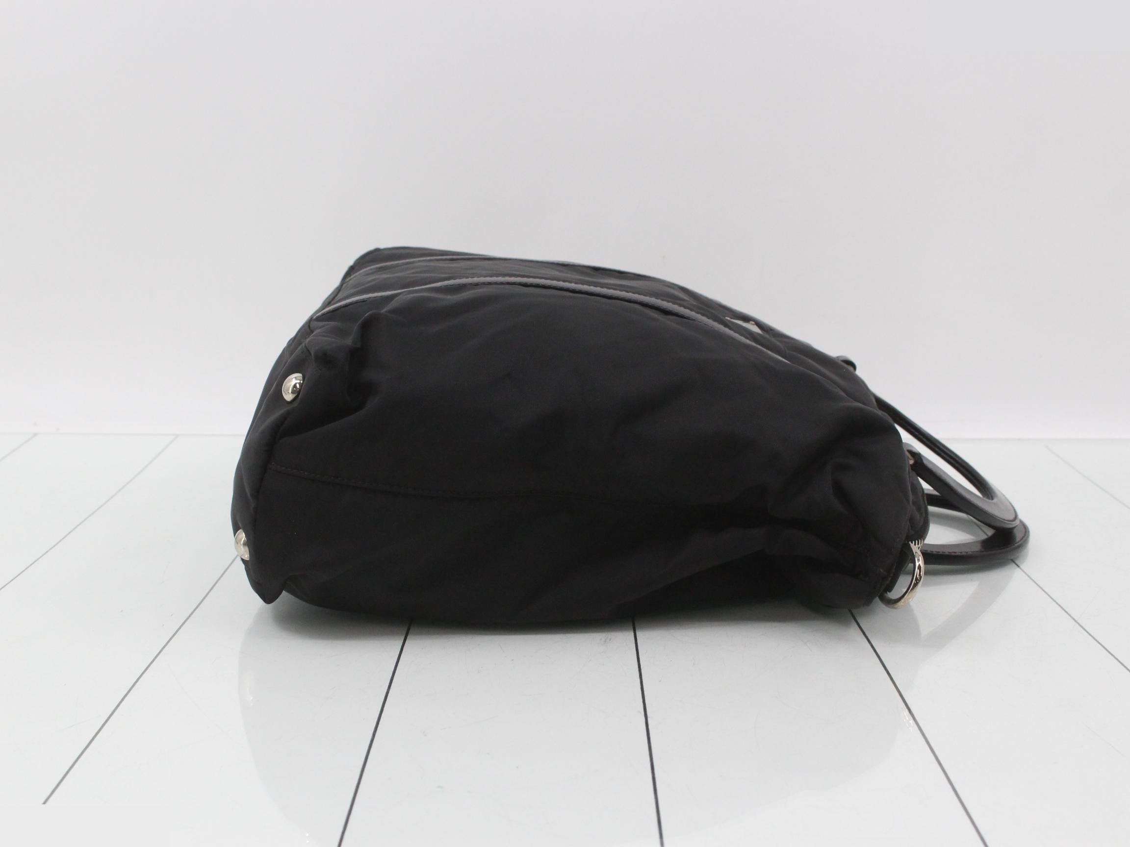 Nylon 2-Way Bag, Black, BN1057 — view 3