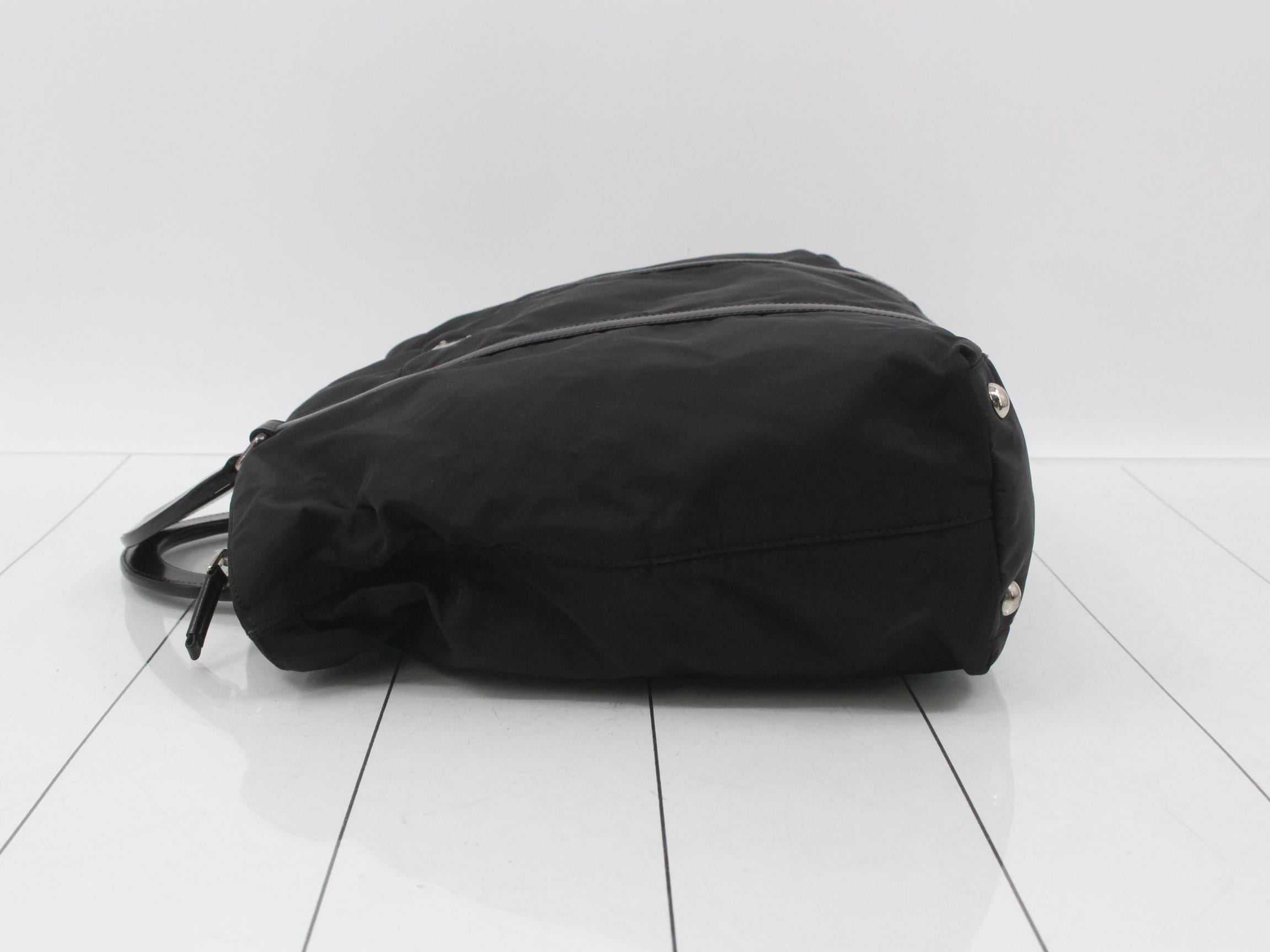 Nylon 2-Way Bag, Black, BN1057 — view 4