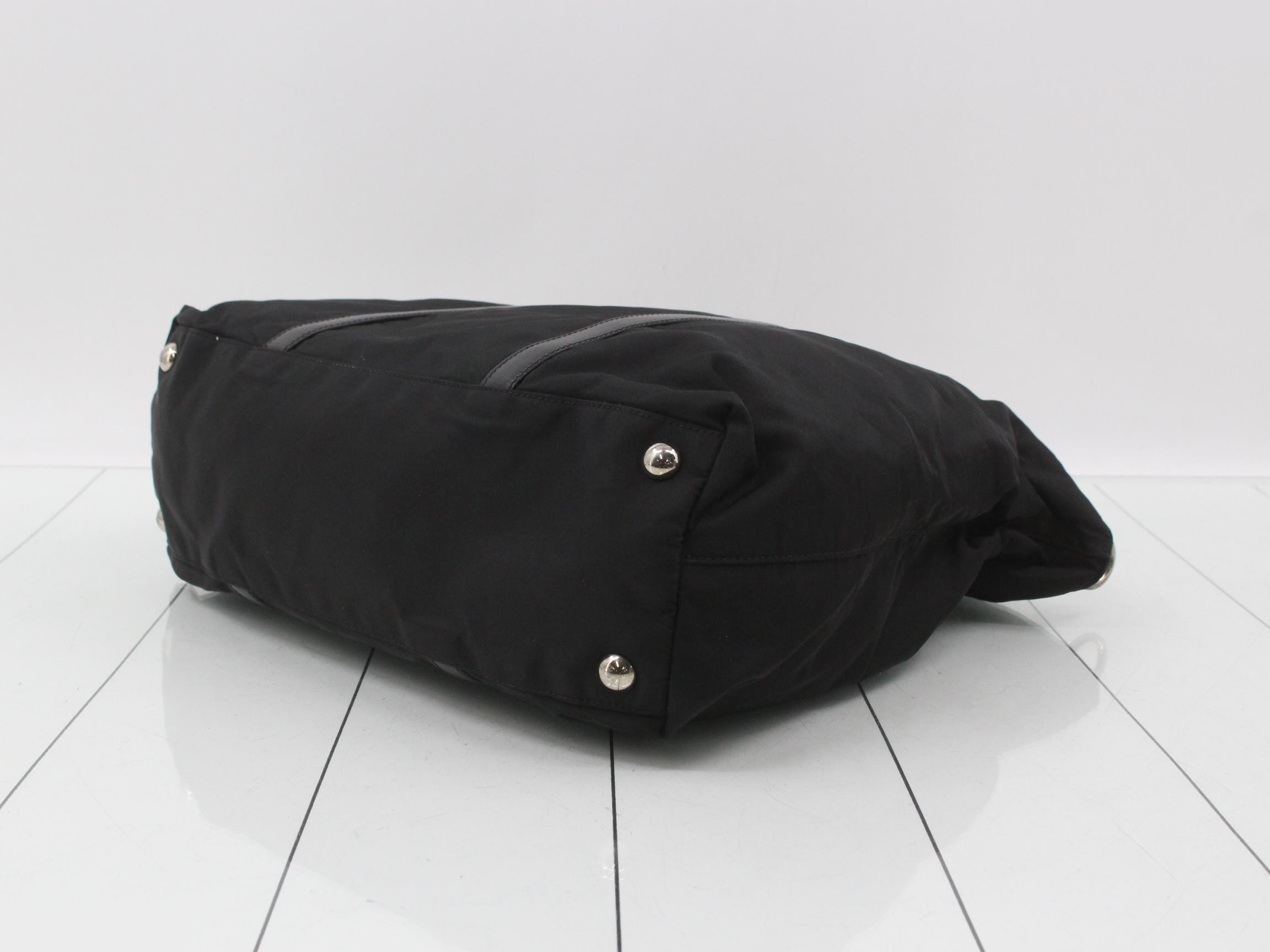 Nylon 2-Way Bag, Black, BN1057 — view 6