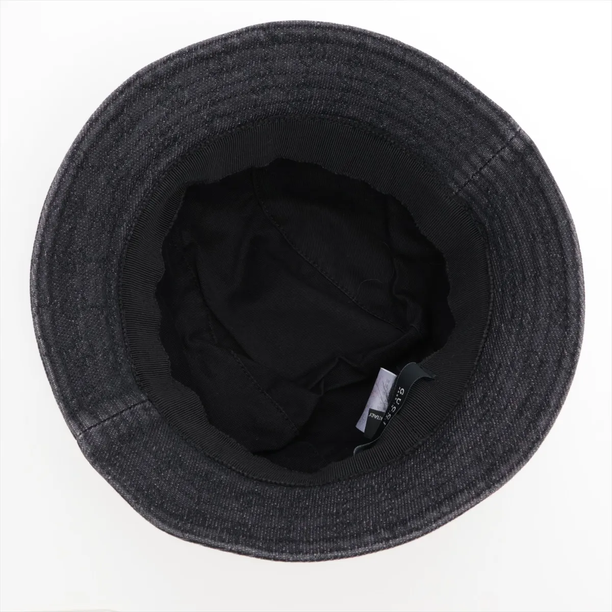 030367 GG Canvas Bucket Hat, Size L, Cotton x Polyurethane, Black. — view 4