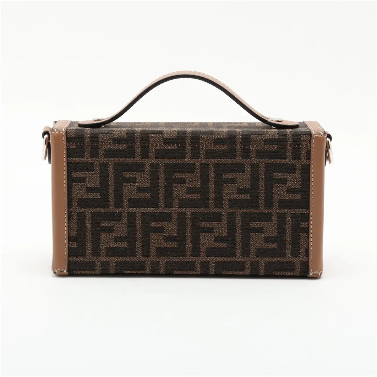 Zucca Soft Trunk Baguette 7VA565 Canvas x Leather 2-Way Handbag Brown — view 2