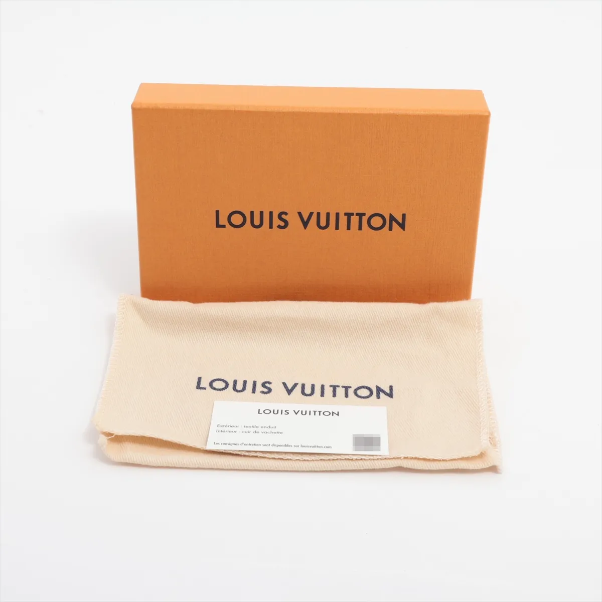 Monogram Canvas - Brown x Orange Card Case Porto Cult M14733 RFID Reactive Triple — view 5