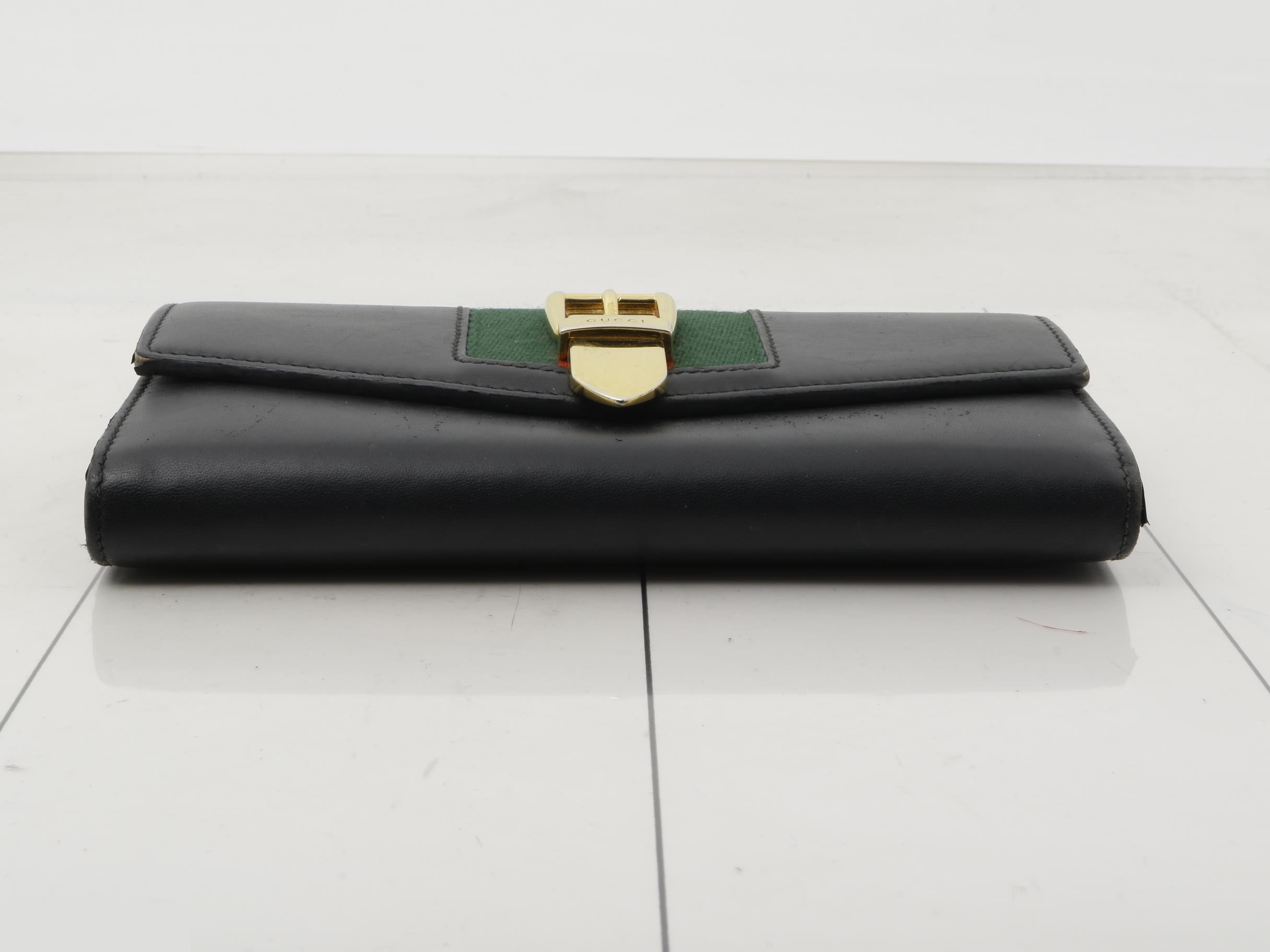 Sherry Line Leather Bi-fold Long Wallet — view 3