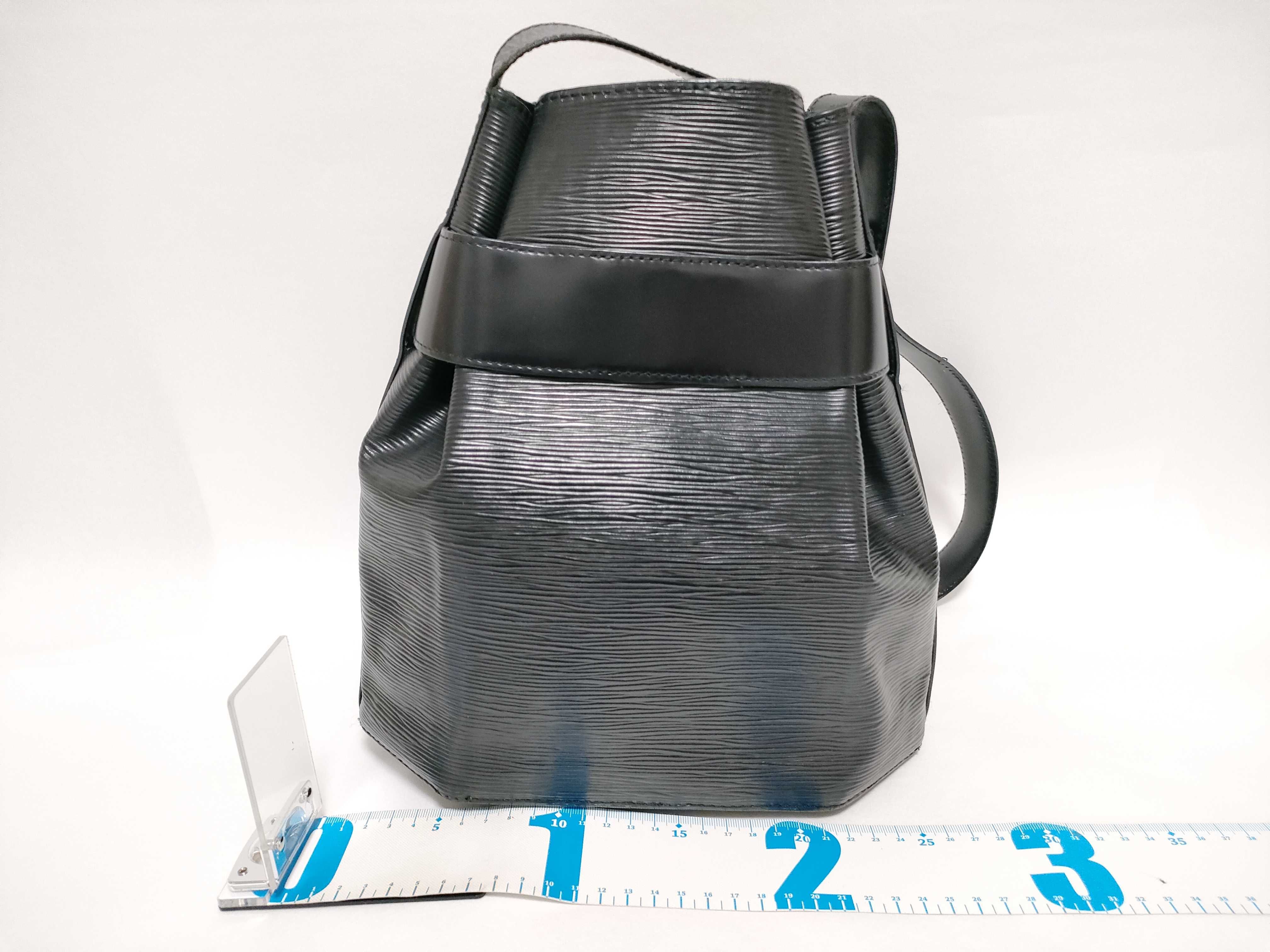 Epi Sac Depaule Epi Noir Shoulder Bag — view 2