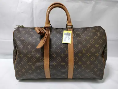 Monogram M41428 Monogram Keepall 45 Boston Bag