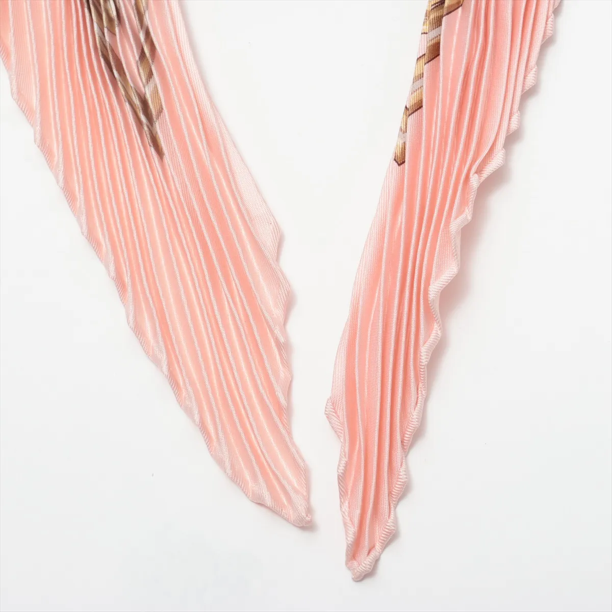 Carre 90 Pleated Scarf Silk Strong Perfume — view 2