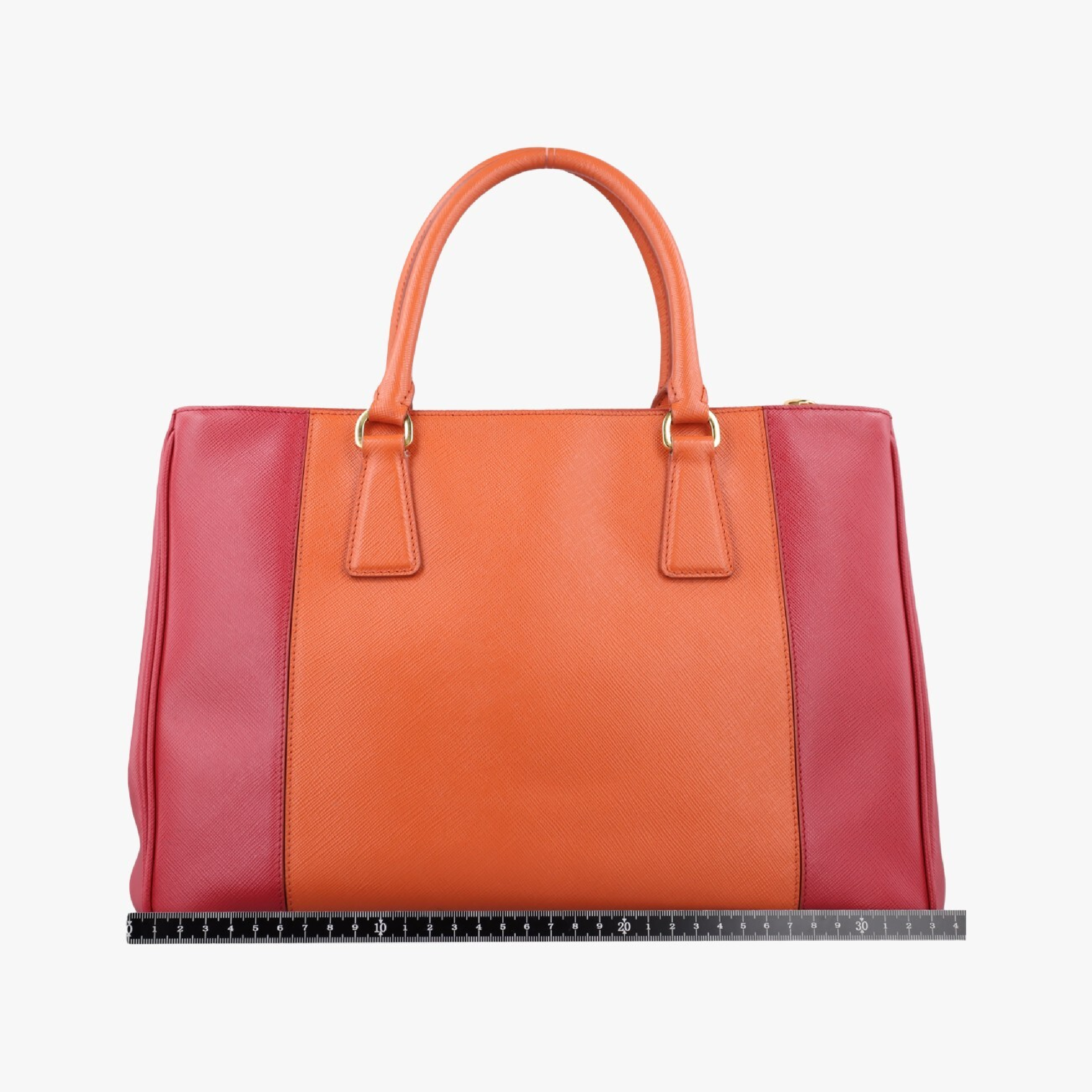 Galleria Orange x Red Saffiano Leather BN1844 14 X Shoulder Bag — view 2