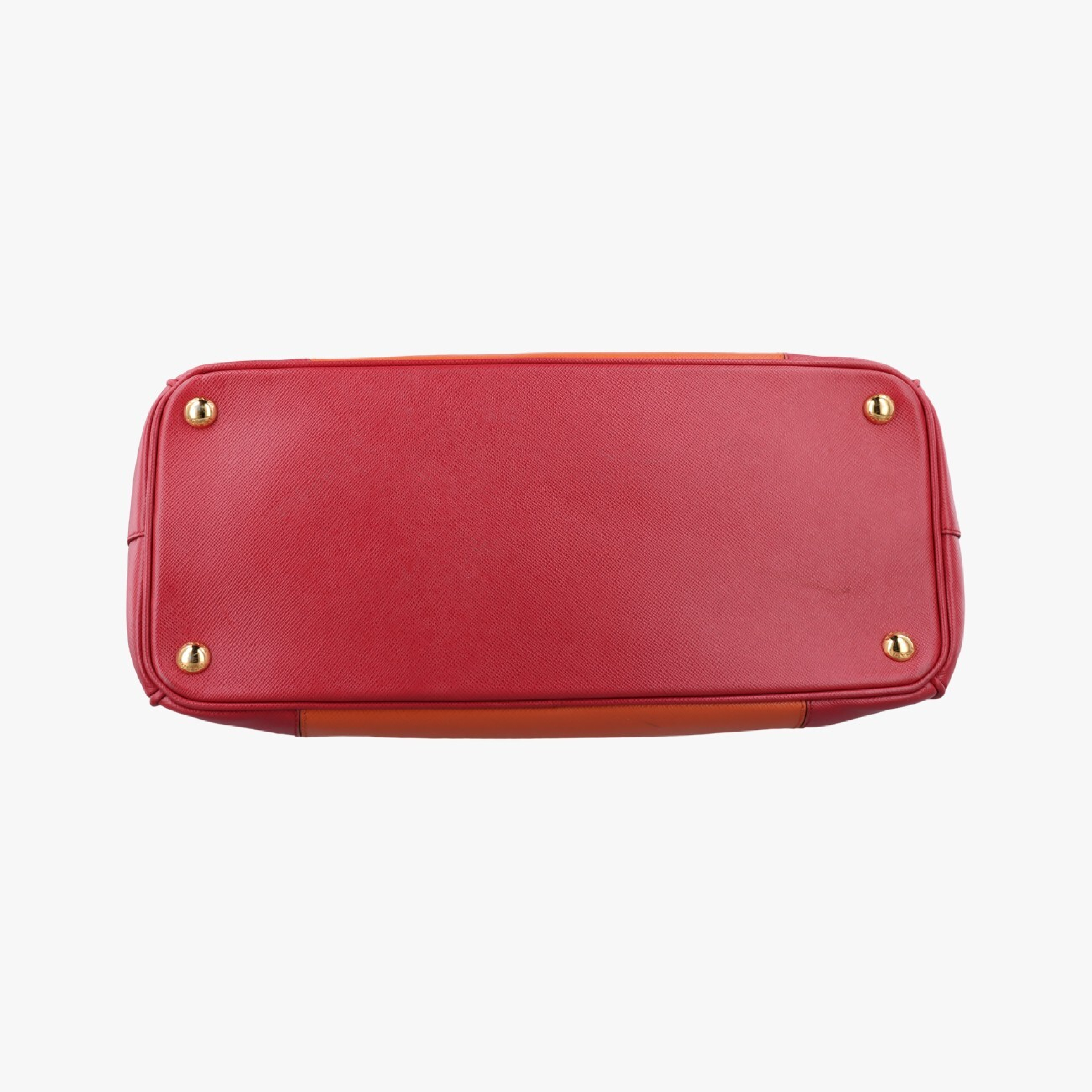 Galleria Orange x Red Saffiano Leather BN1844 14 X Shoulder Bag — view 3