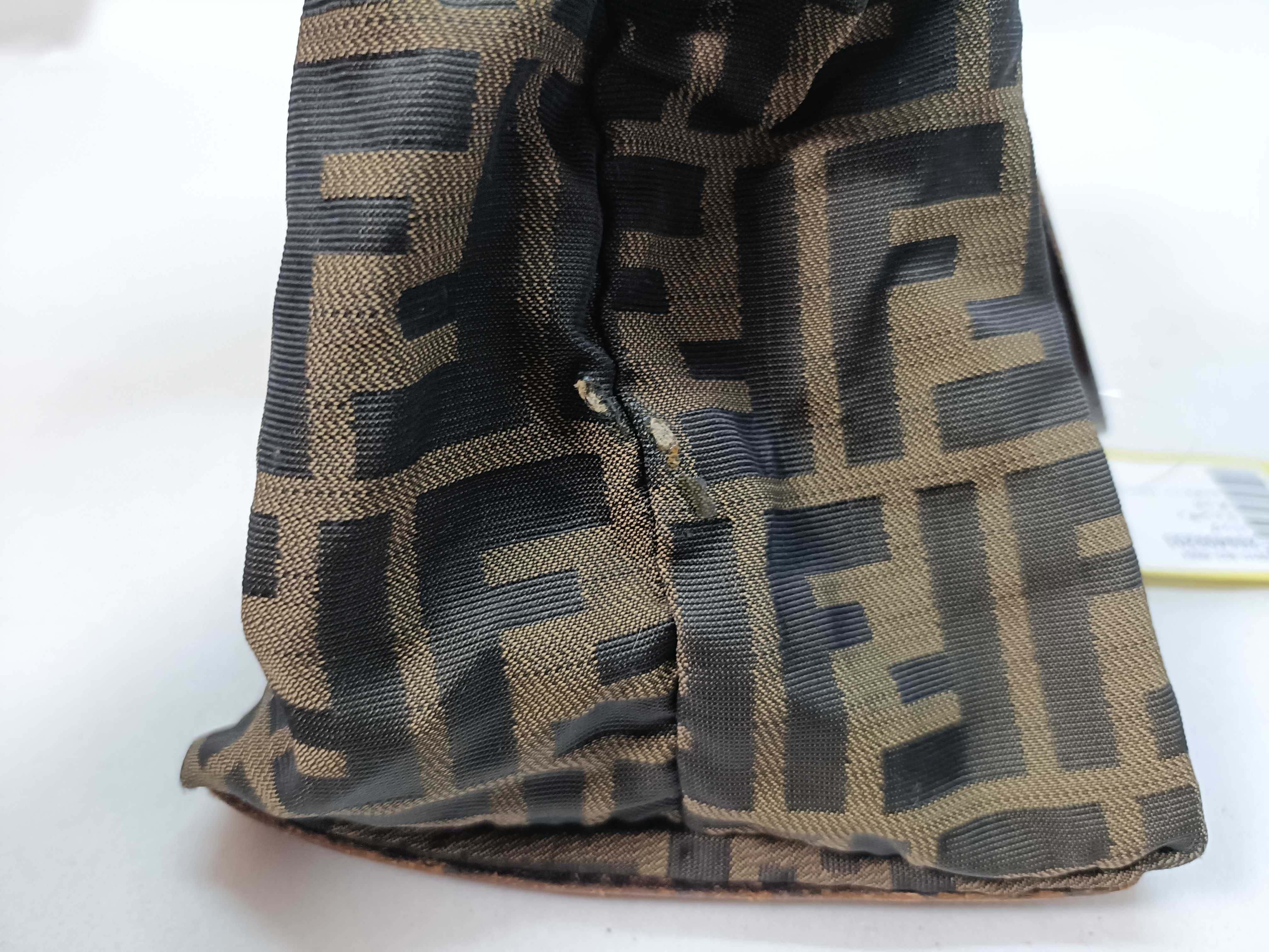 Zucca pattern mini Boston bag with leather handles — view 15