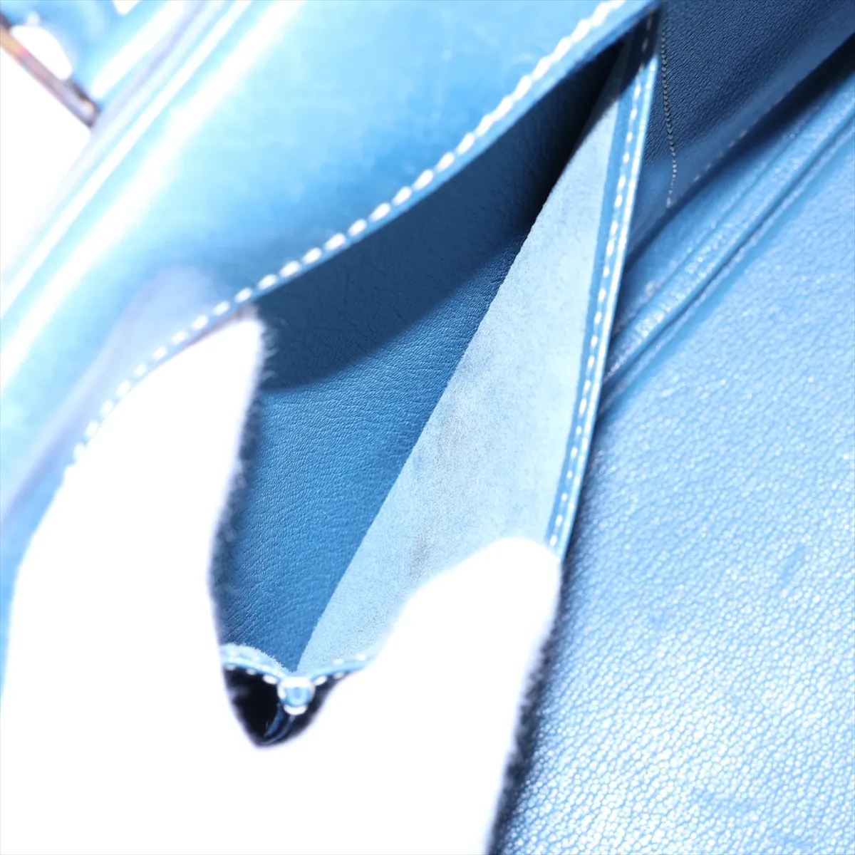 Plume 32 Vibrato x Leather Blue Thalassa Gold Hardware G:2003 — view 9