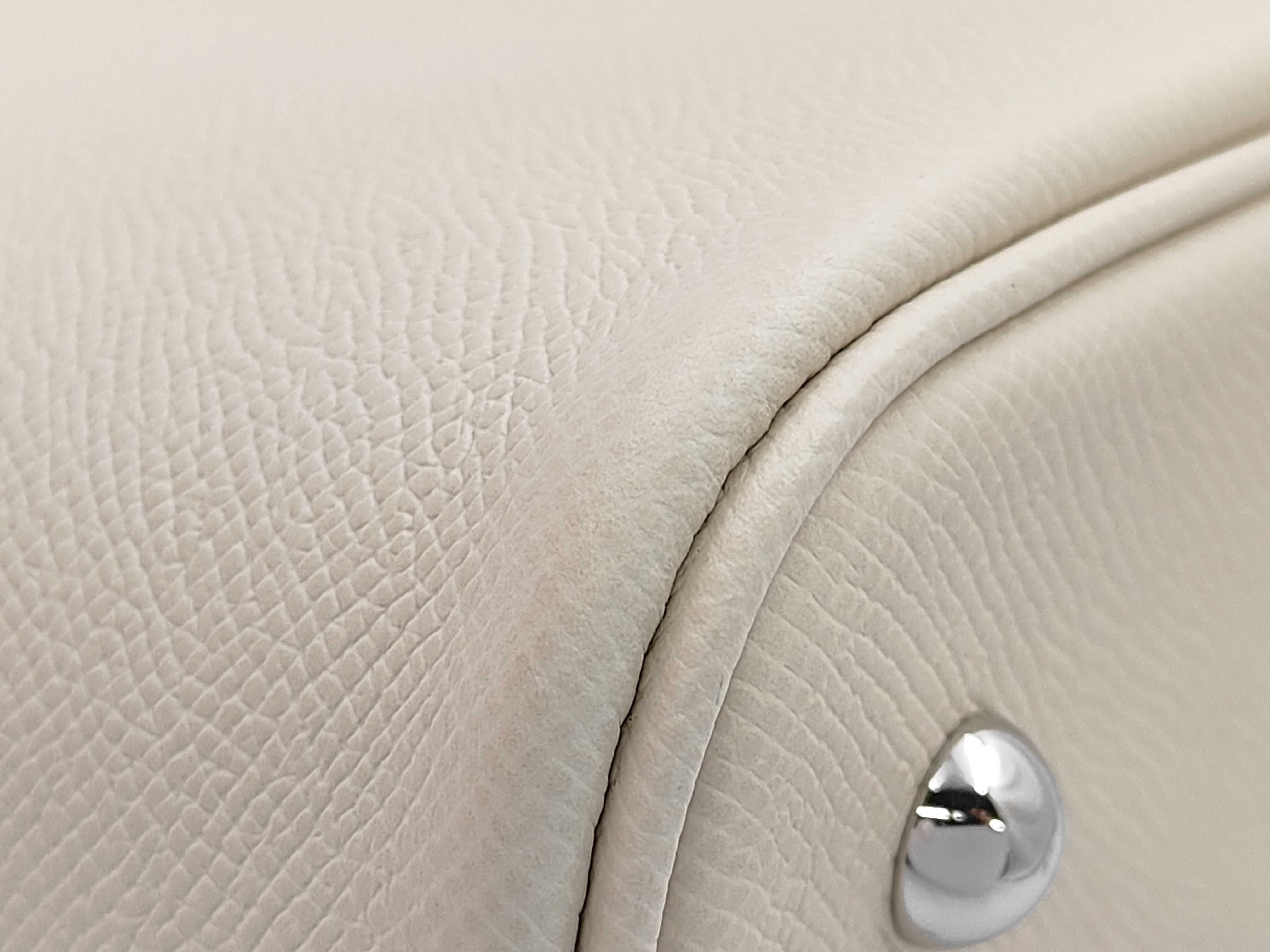 Bolide 1923 30 Epsom leather, Craie, silver hardware, K stamp, handbag — view 6