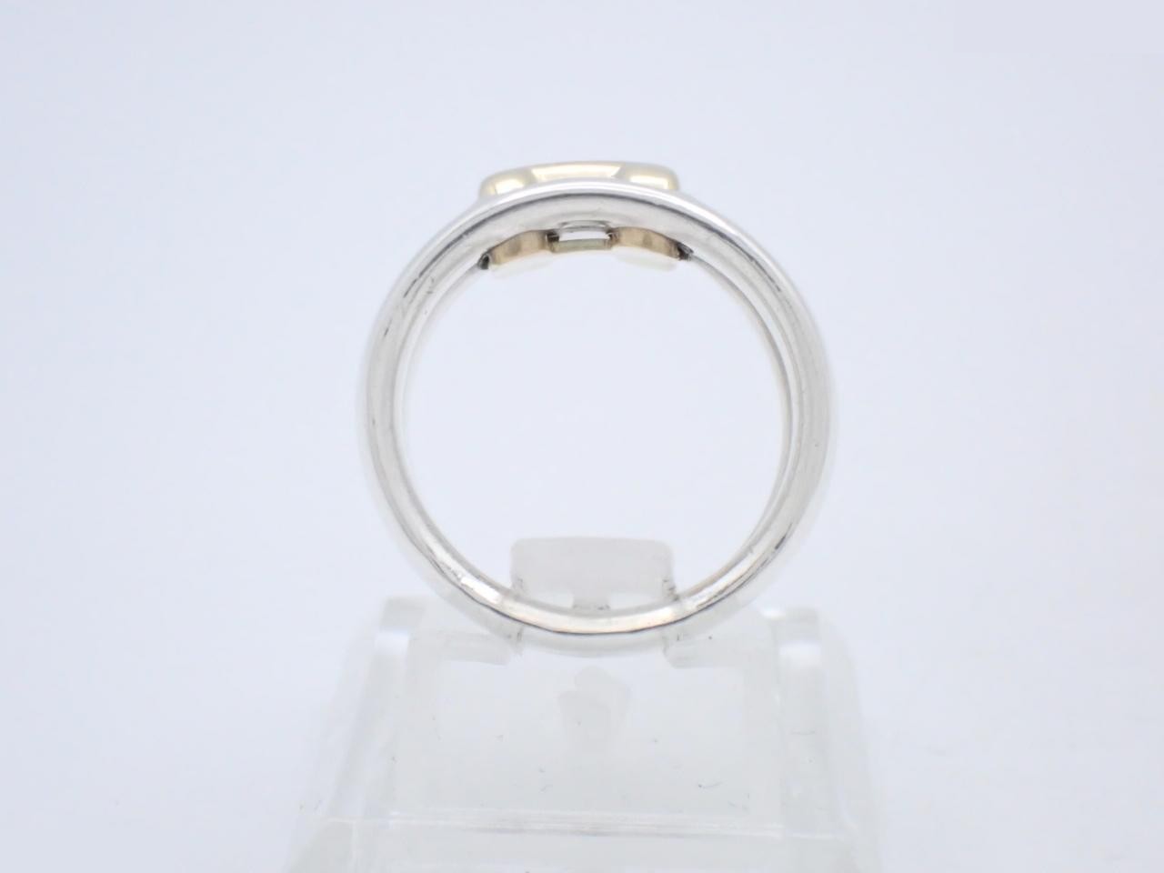 Olympe 925 x 750 / 8.7g Combination Ring, Stamped 51, Actual Size #9 — view 3