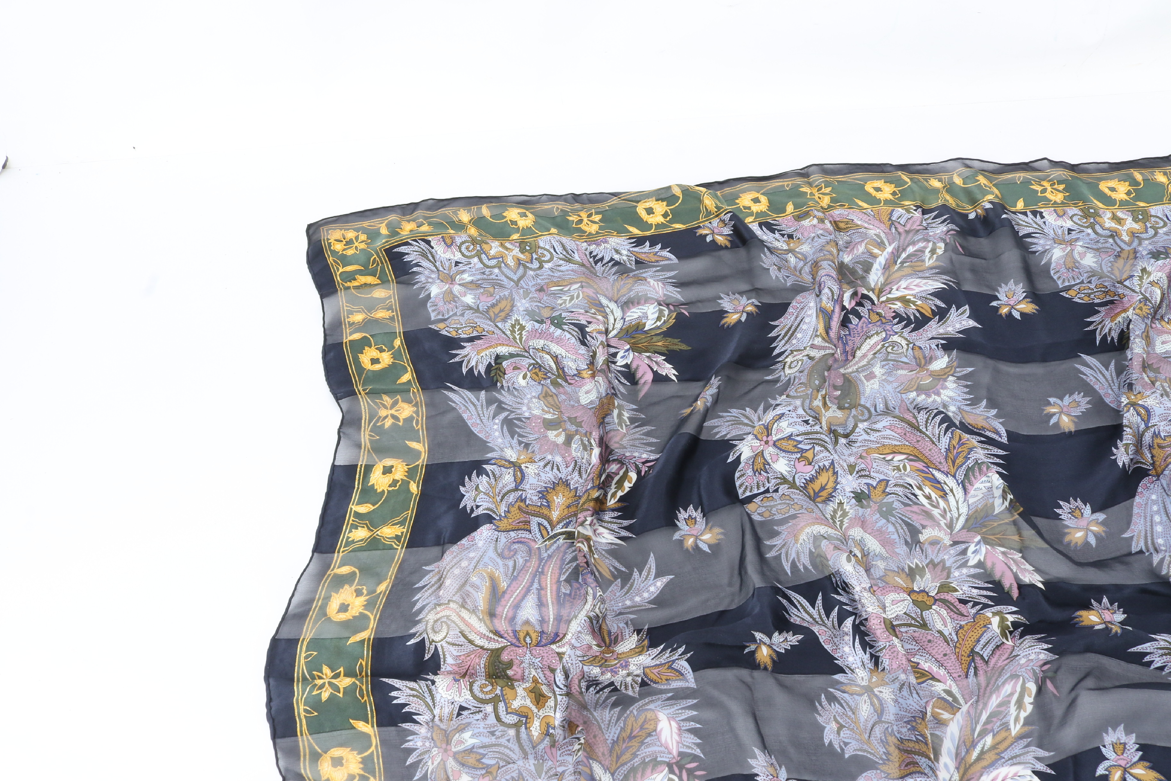 100% Silk Scarf and Other Accessories — view 2