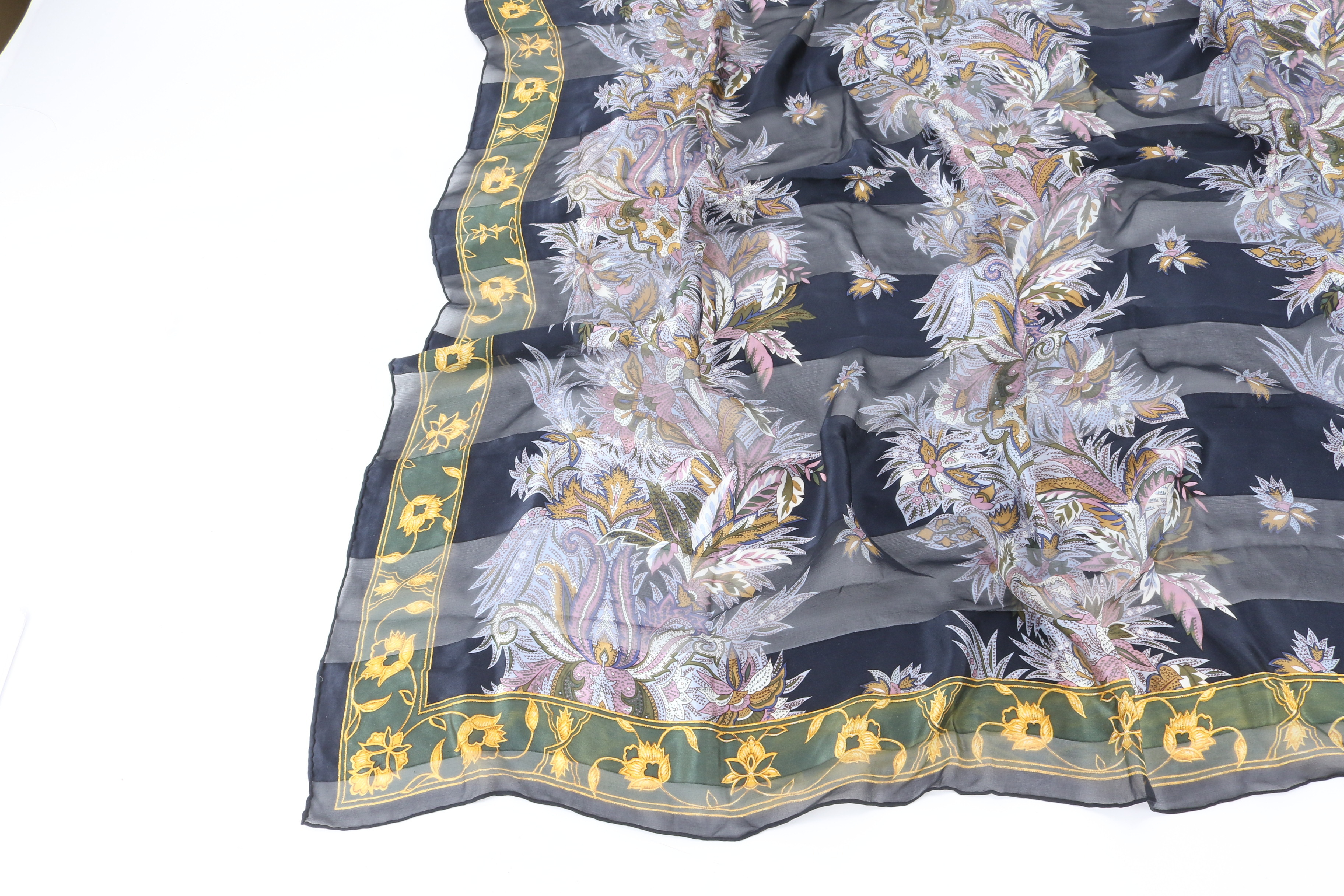 100% Silk Scarf and Other Accessories — view 4