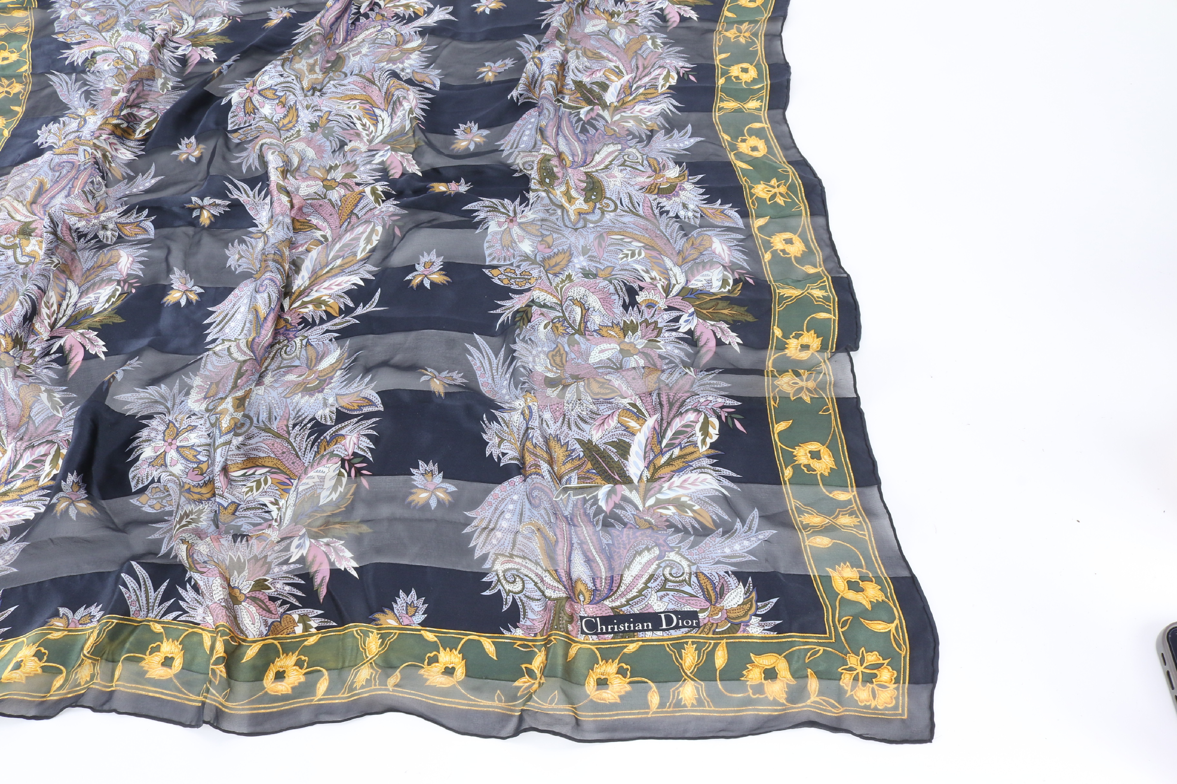 100% Silk Scarf and Other Accessories — view 5