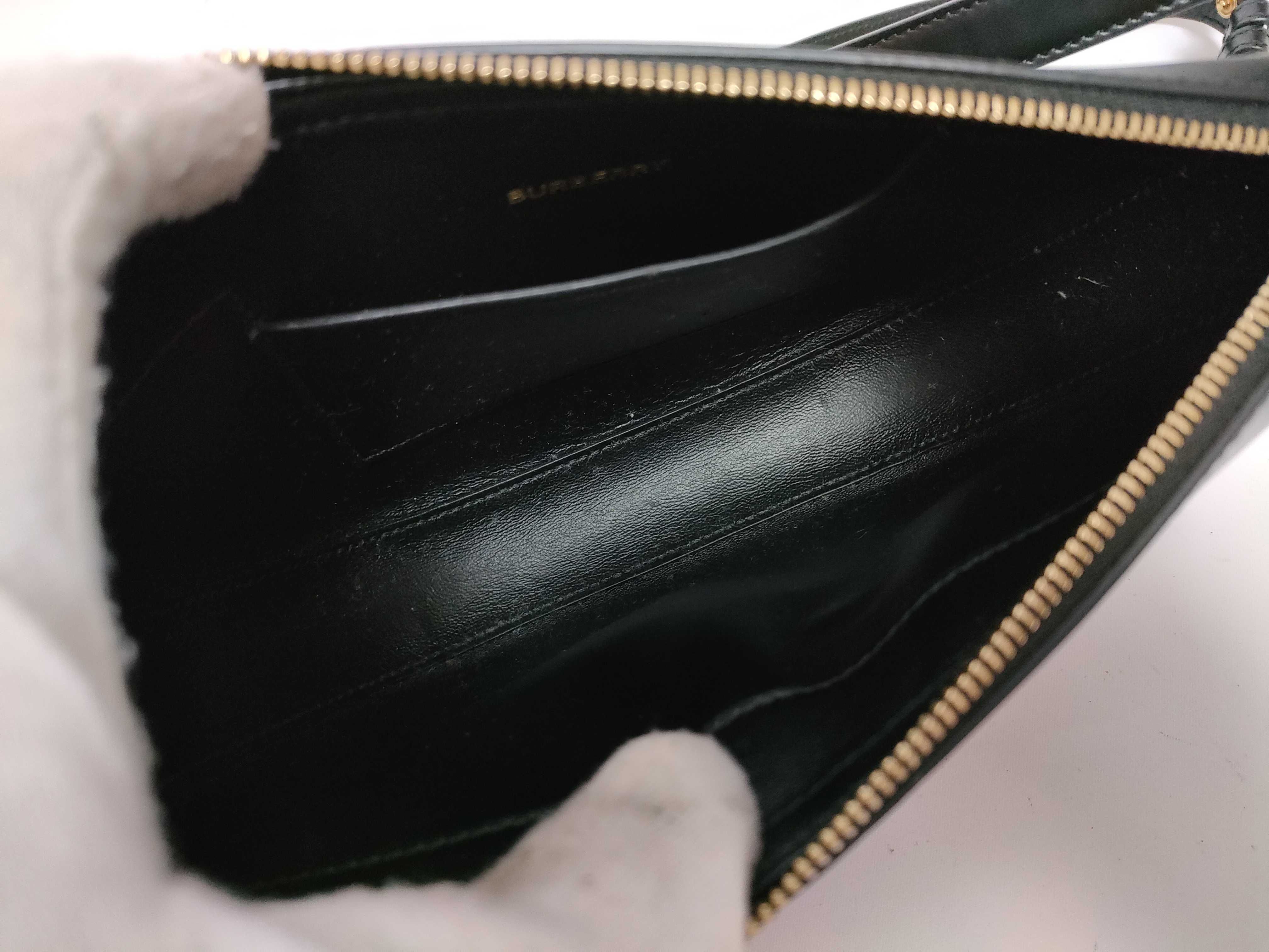 Olympia Leather Shoulder Bag, Black — view 9